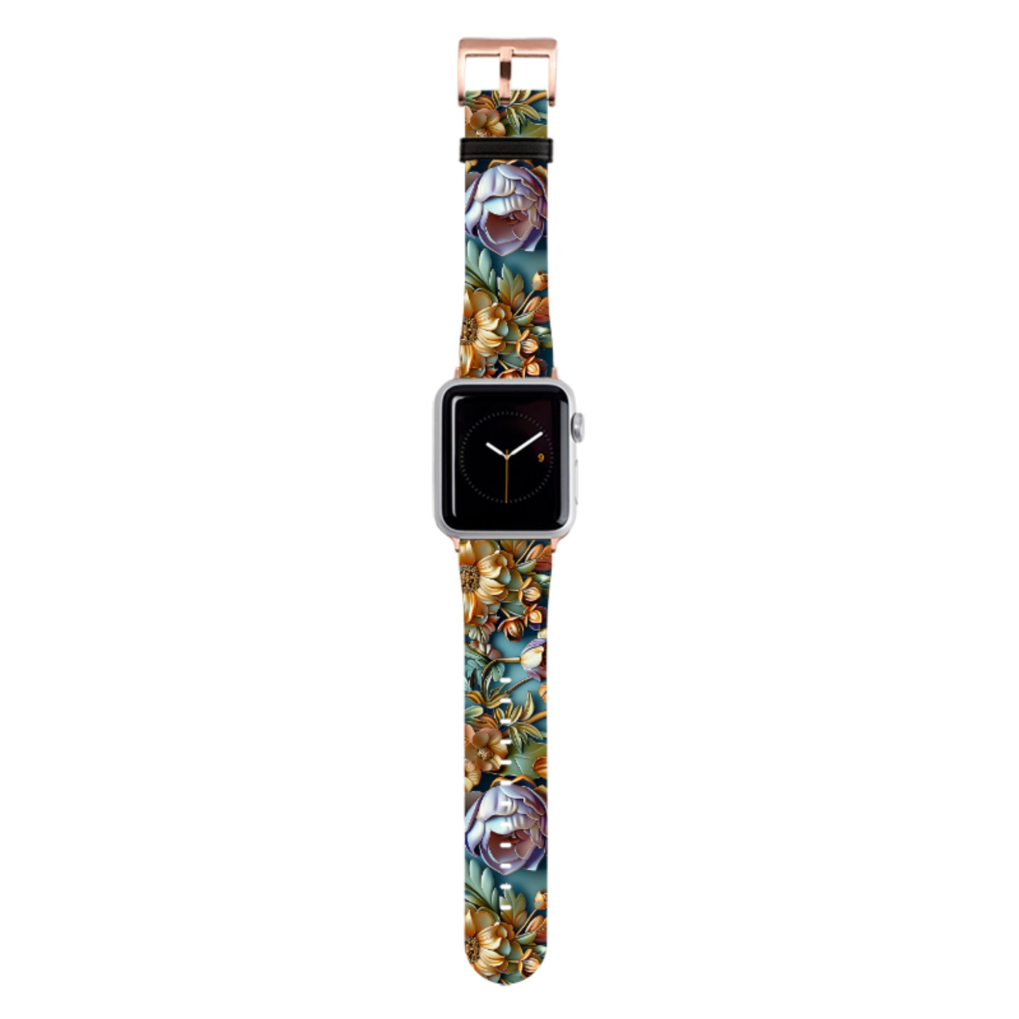Sage Floral Apple Watch Strap