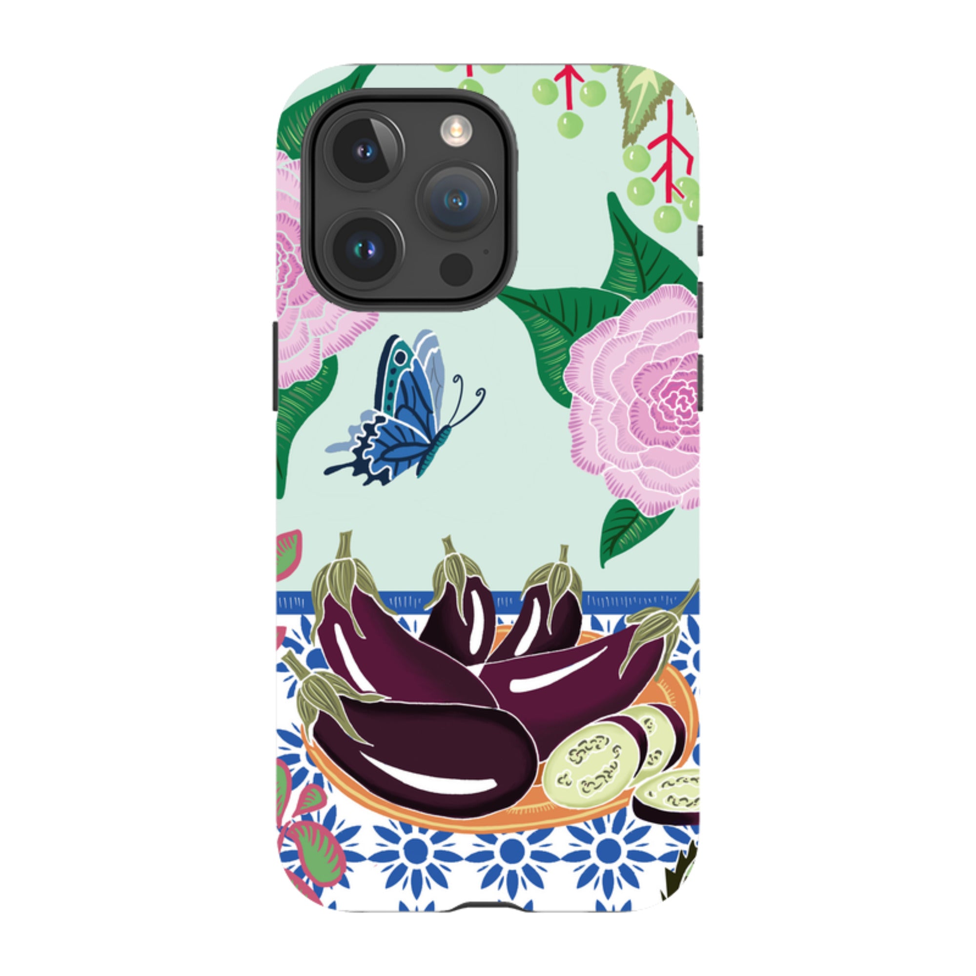 iPhone Tough Case - Aubergines By Kate Heiss