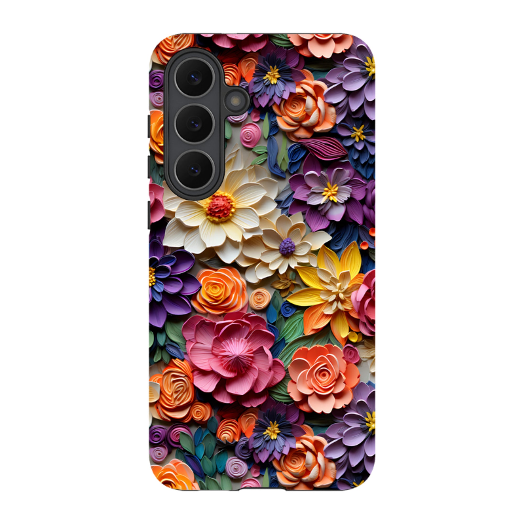 Samsung Tough Case - Violet Floral