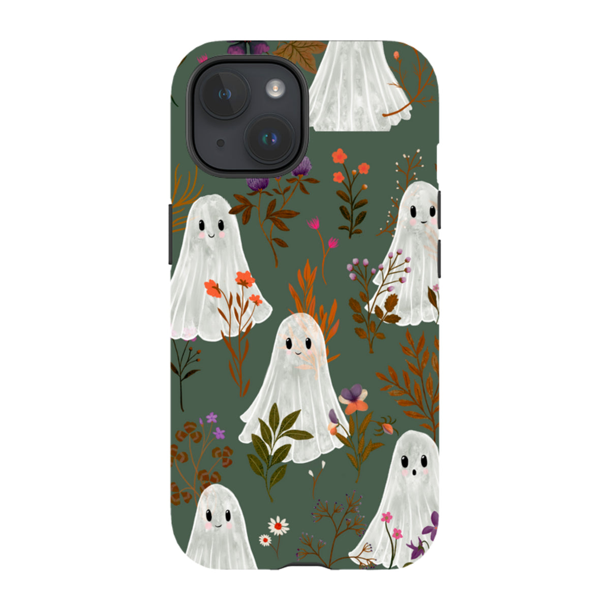 iPhone Tough Case - Ghost in the Garden - Pine By Katherine Quinn