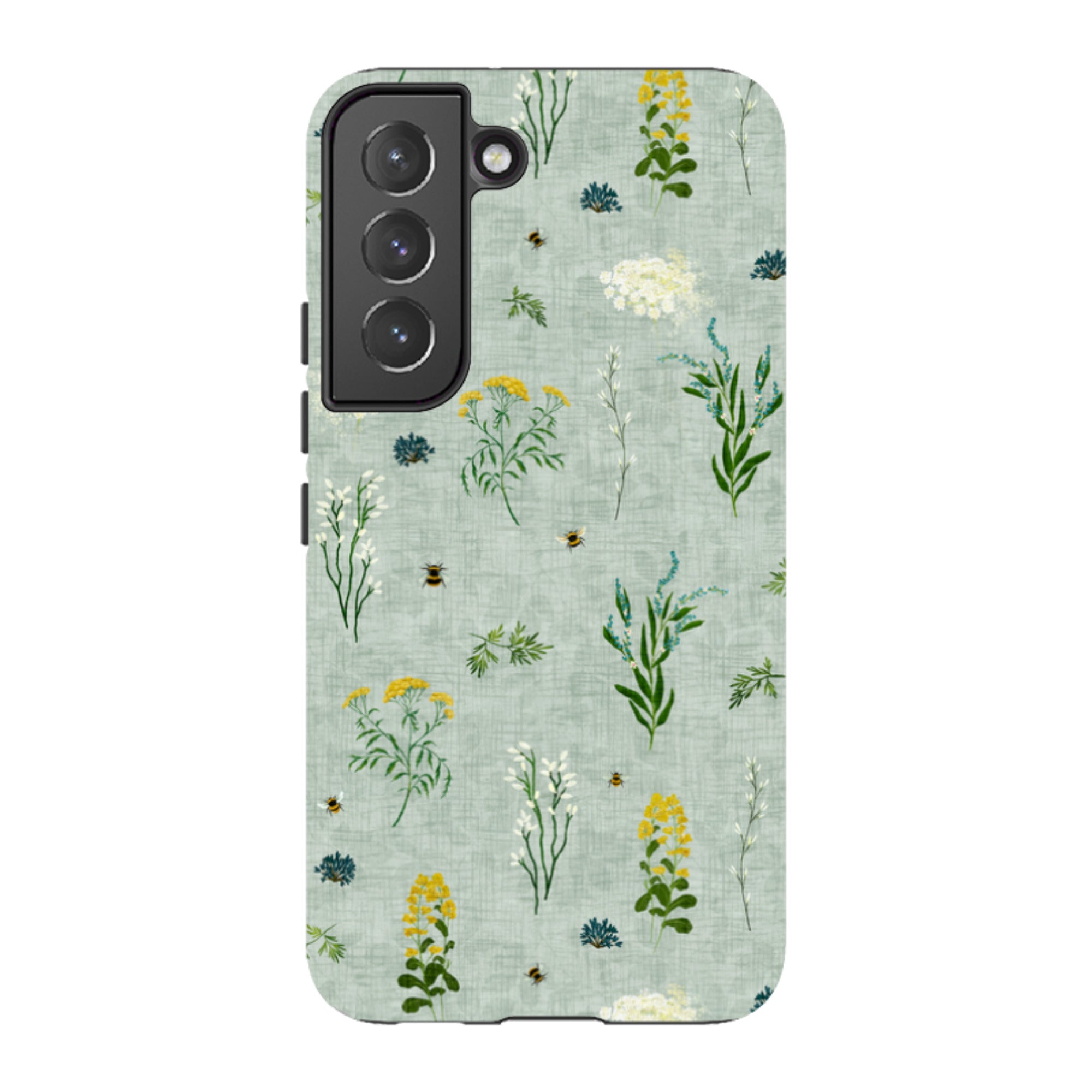 Samsung Tough  Case - Song Bird Florals and Bees By Katherine Quinn