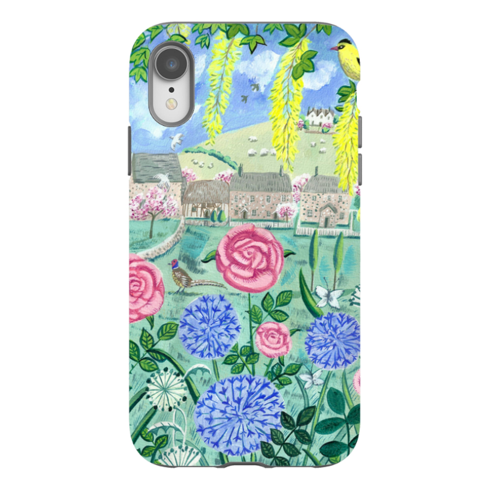 iPhone Tough Case - Village Floral By Mary Stubberfield