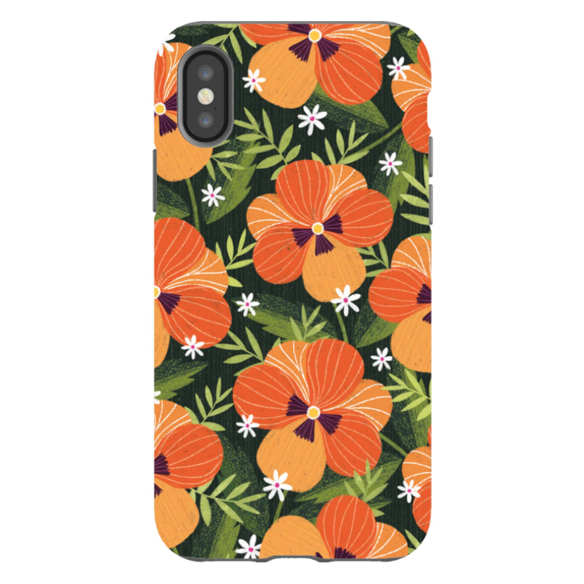 iPhone Tough Case - Pensees II By Ali Brookes