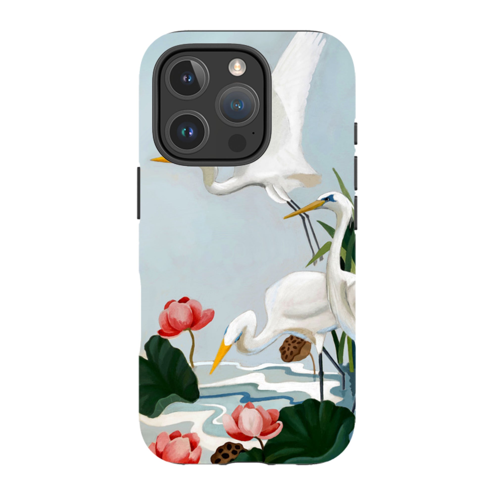 iPhone Tough Case - Egrets And Lillie's By Bex Parkin