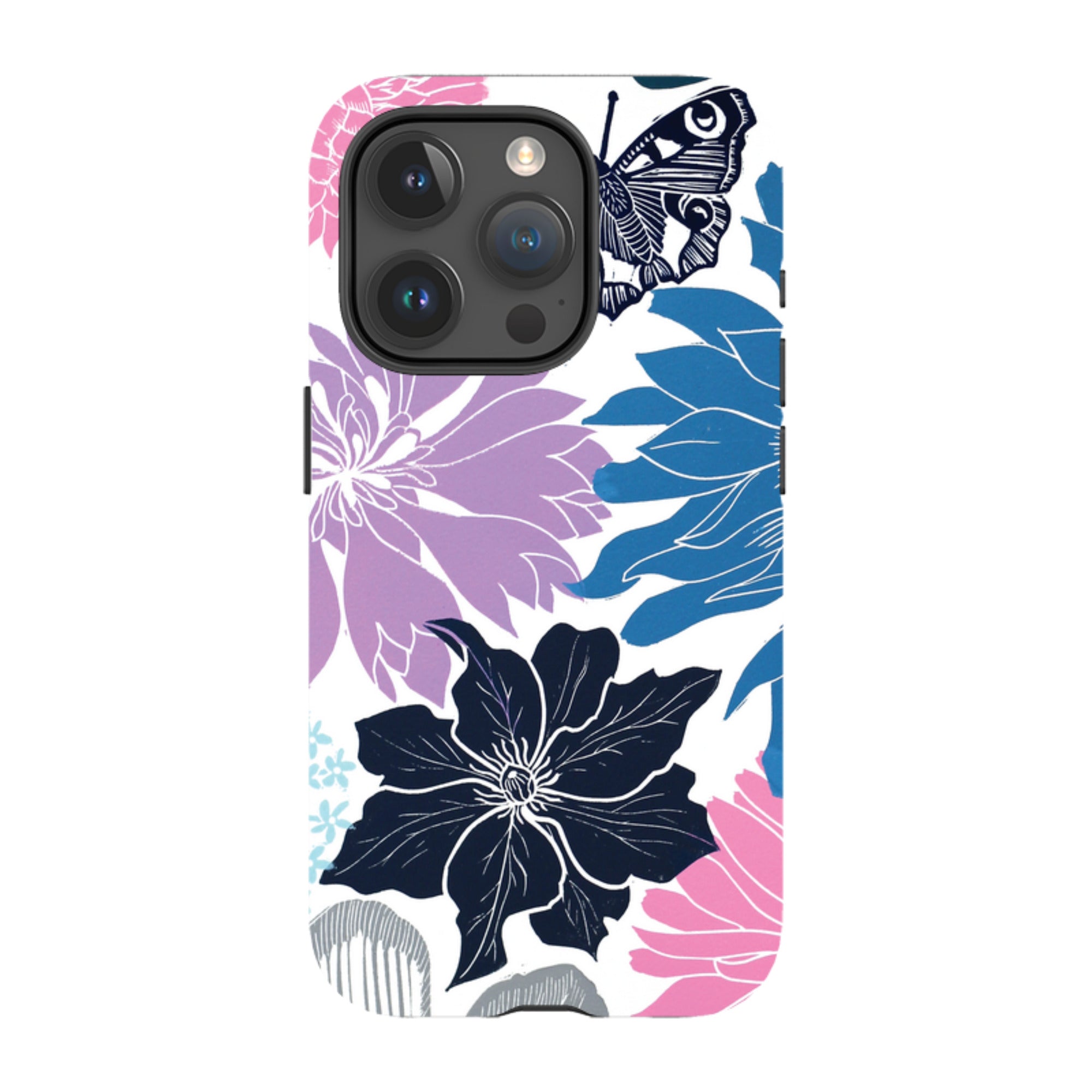 iPhone Tough Case - Cottage Garden Butterfly By Kate Heiss