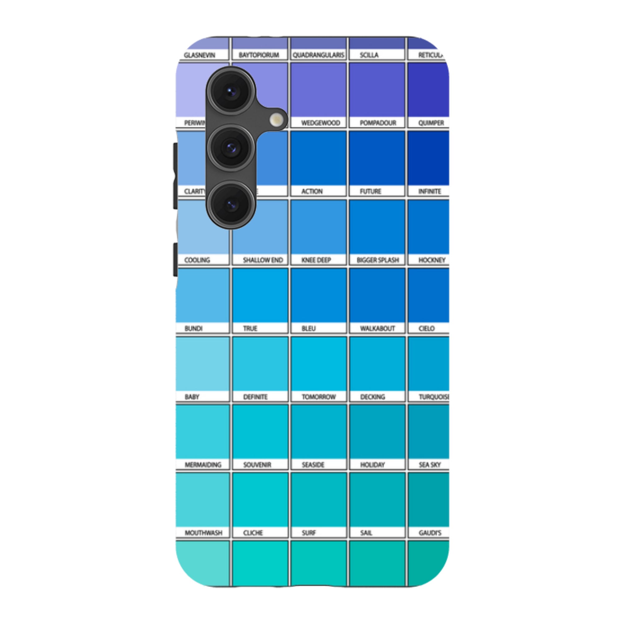 Samsung Tough Case - Blue Chromology By Kitty Joseph