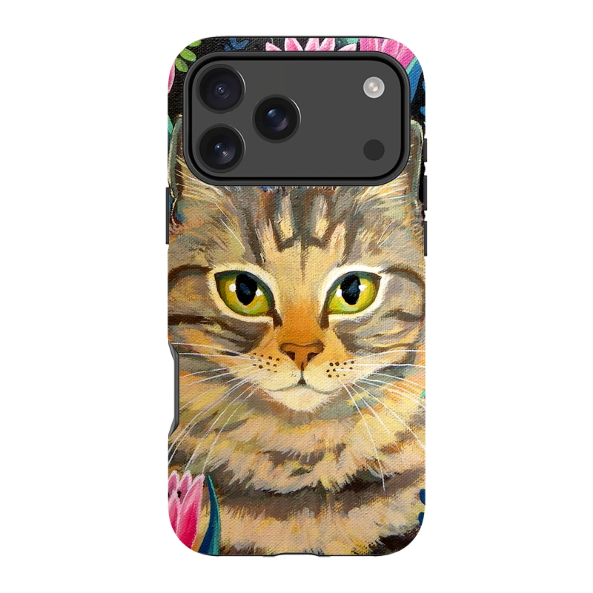 iPhone MagSafe Tough Case - Tabby Cat By Mary Stubberfield