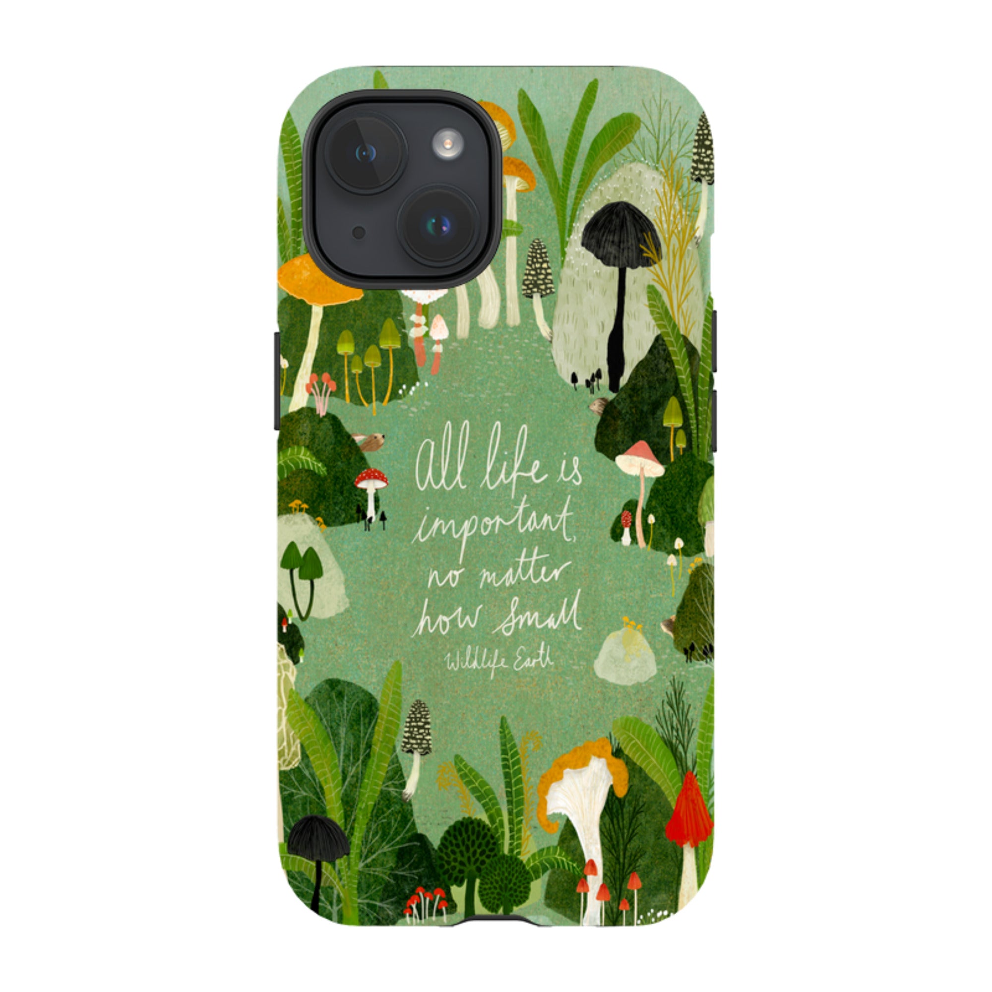 iPhone MagSafe Tough Case -  Wildlife Text By Katherine Quinn