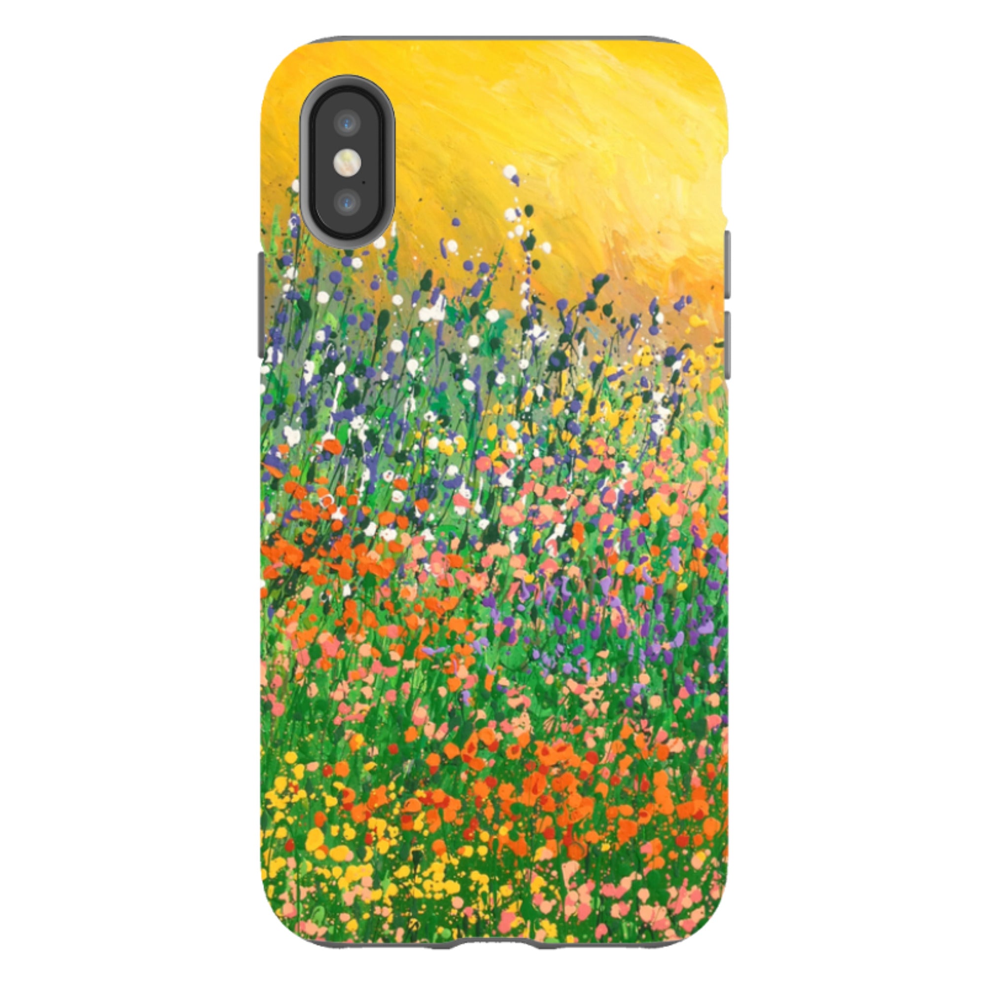 iPhone Tough Case - Sun Garden By Linda Calvert Jacobson