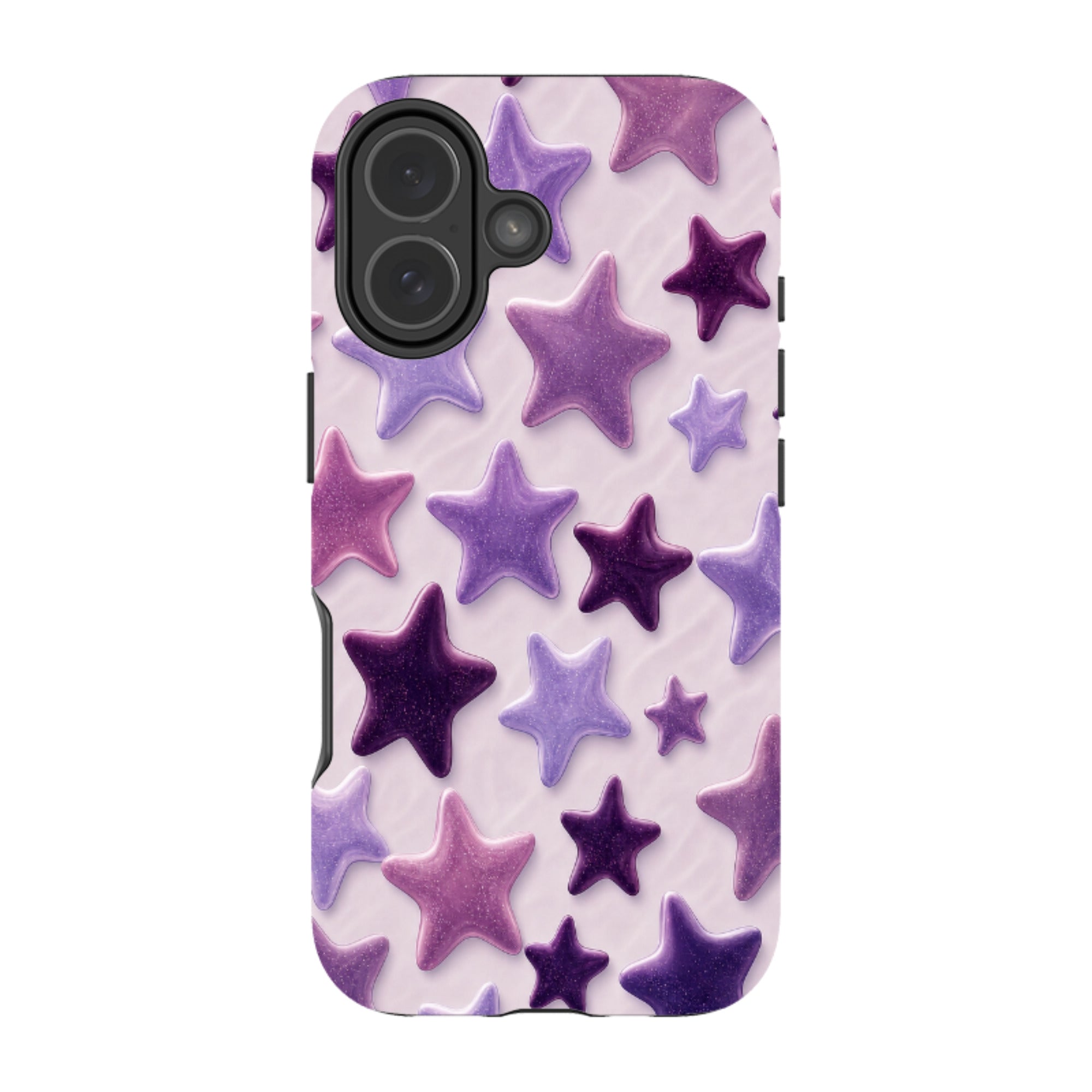 iPhone Tough Case - Lavender Purple Star