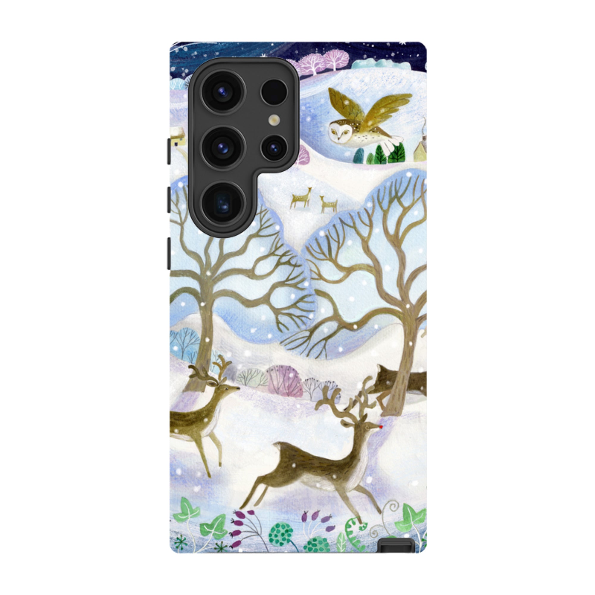 Samsung Tough Case - Winter Deer By Bex Parkin