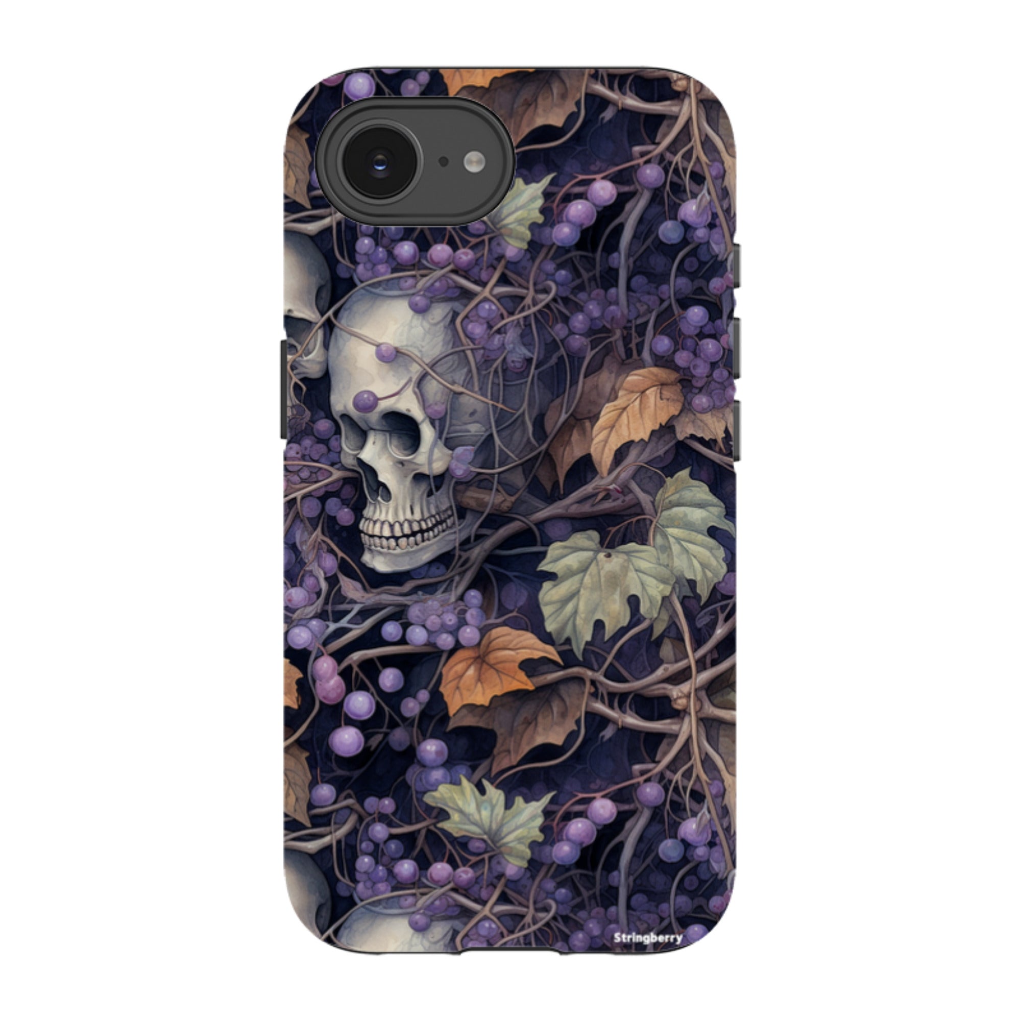 iPhone Tough Case - Grape Skull