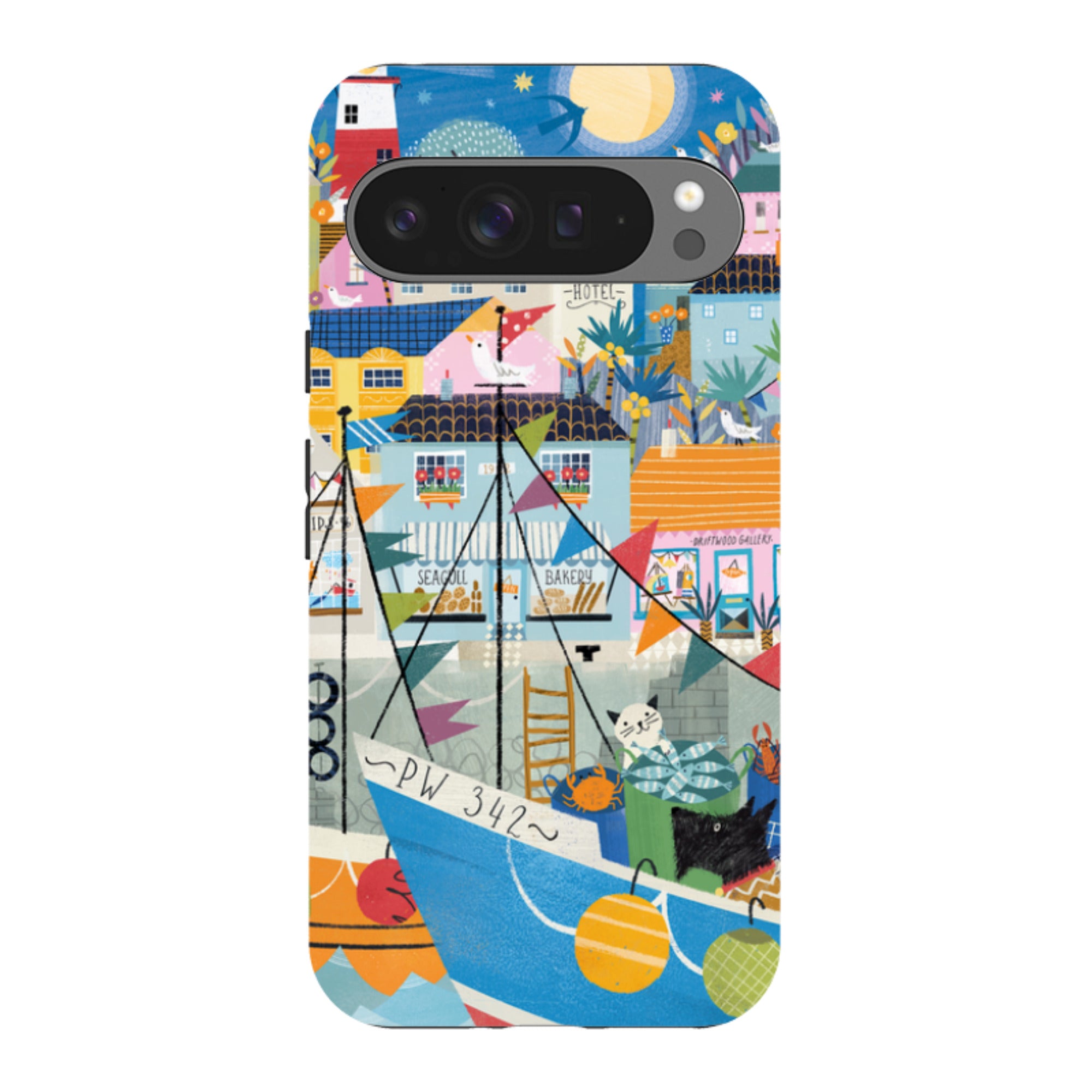 Google Tough Case - Night Harbour 1 By Ali Brookes