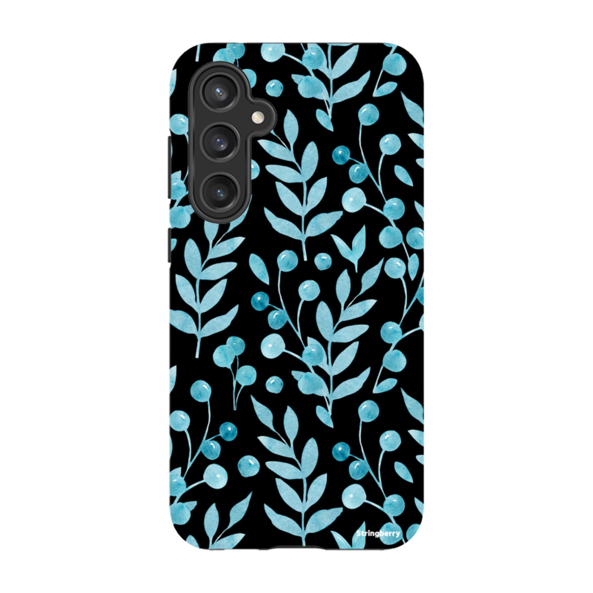 Samsung Tough Case - Blue Xmas Florals