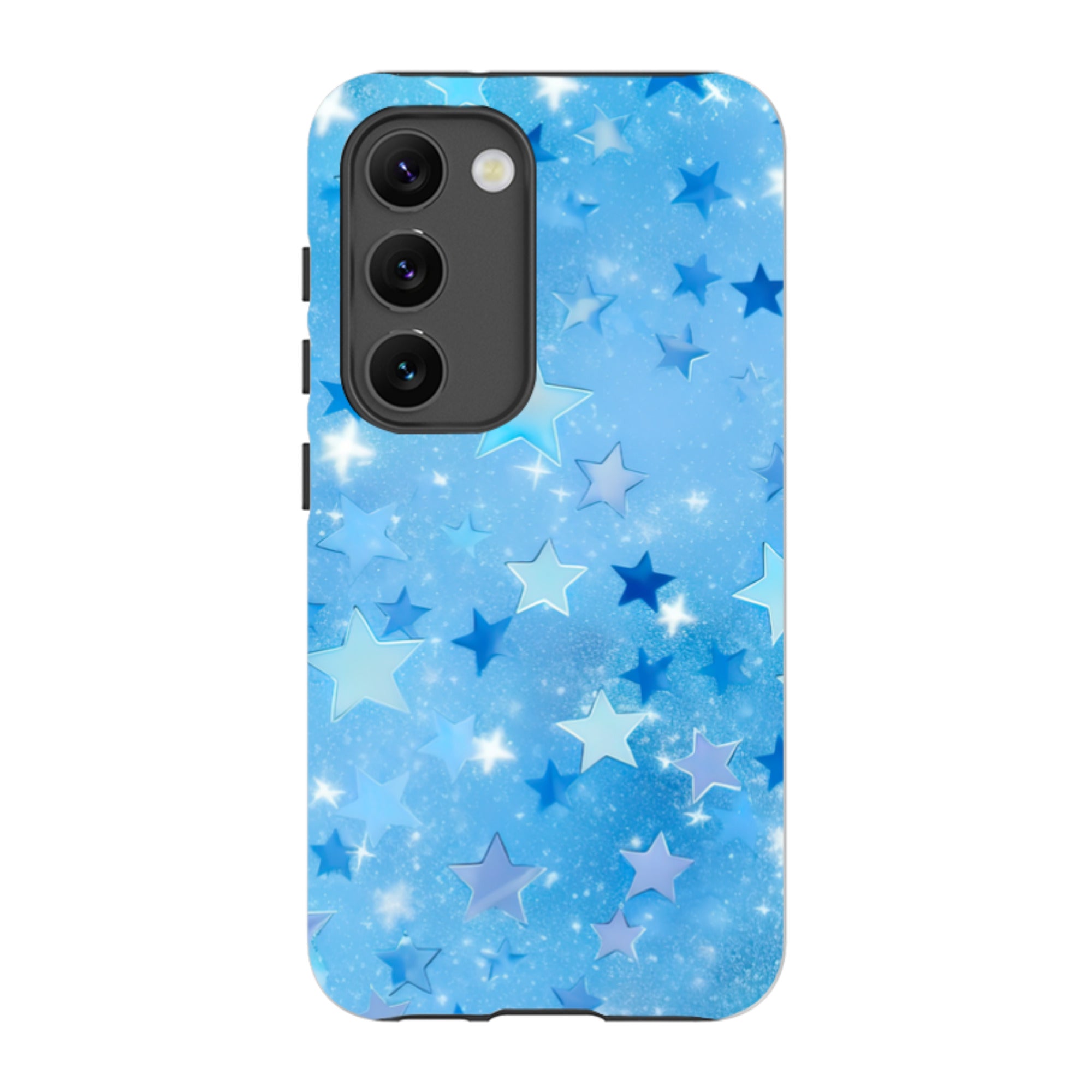 Samsung Tough Case - Blue Stars II  (Case Does Not Glitter)