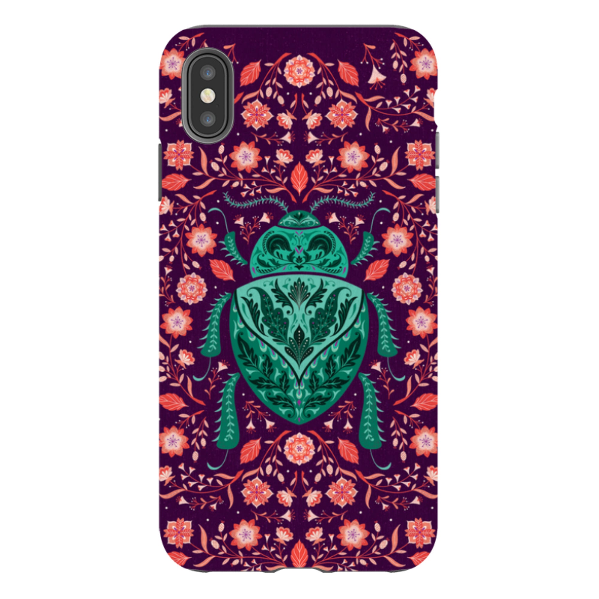 iPhone Tough Case - Beetle By Jenny Zemanek