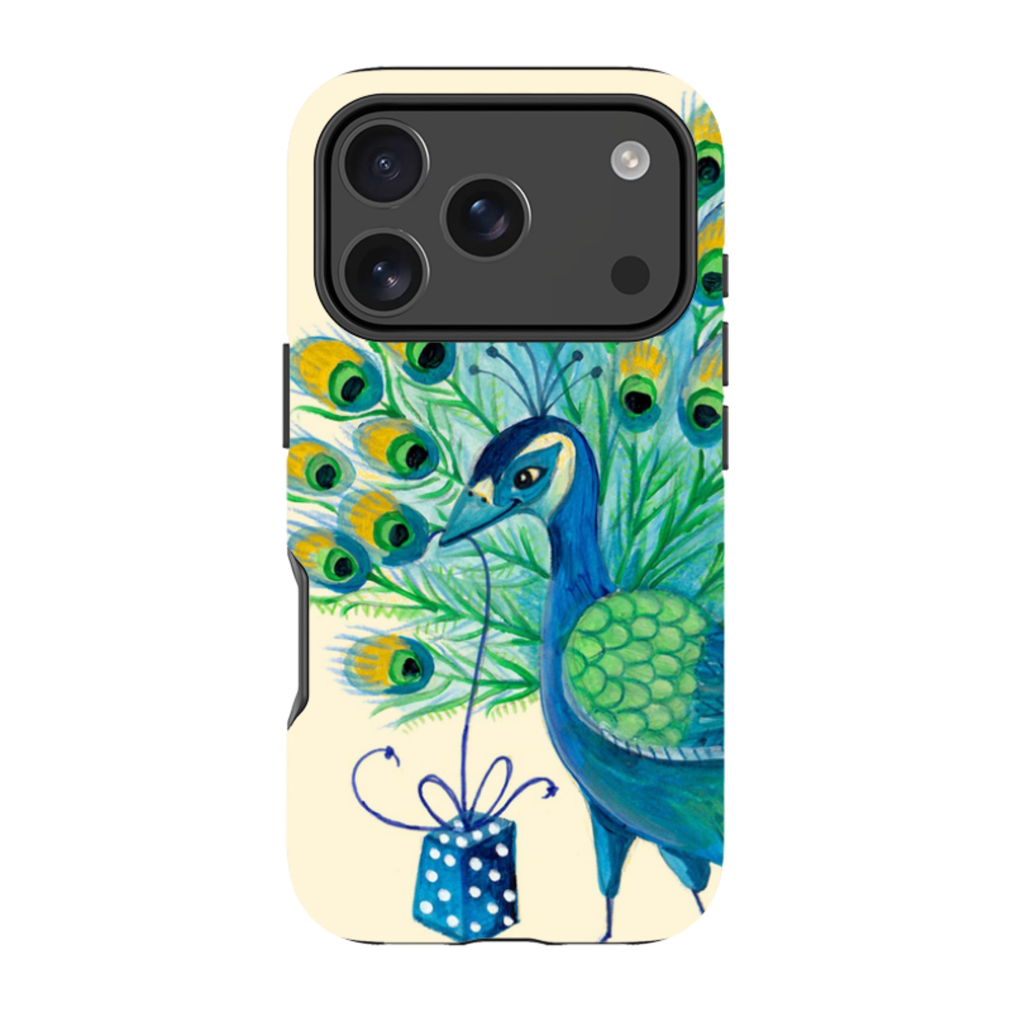 iPhone MagSafe Tough Case -  Peacock Present By Caroline Bonne Muller