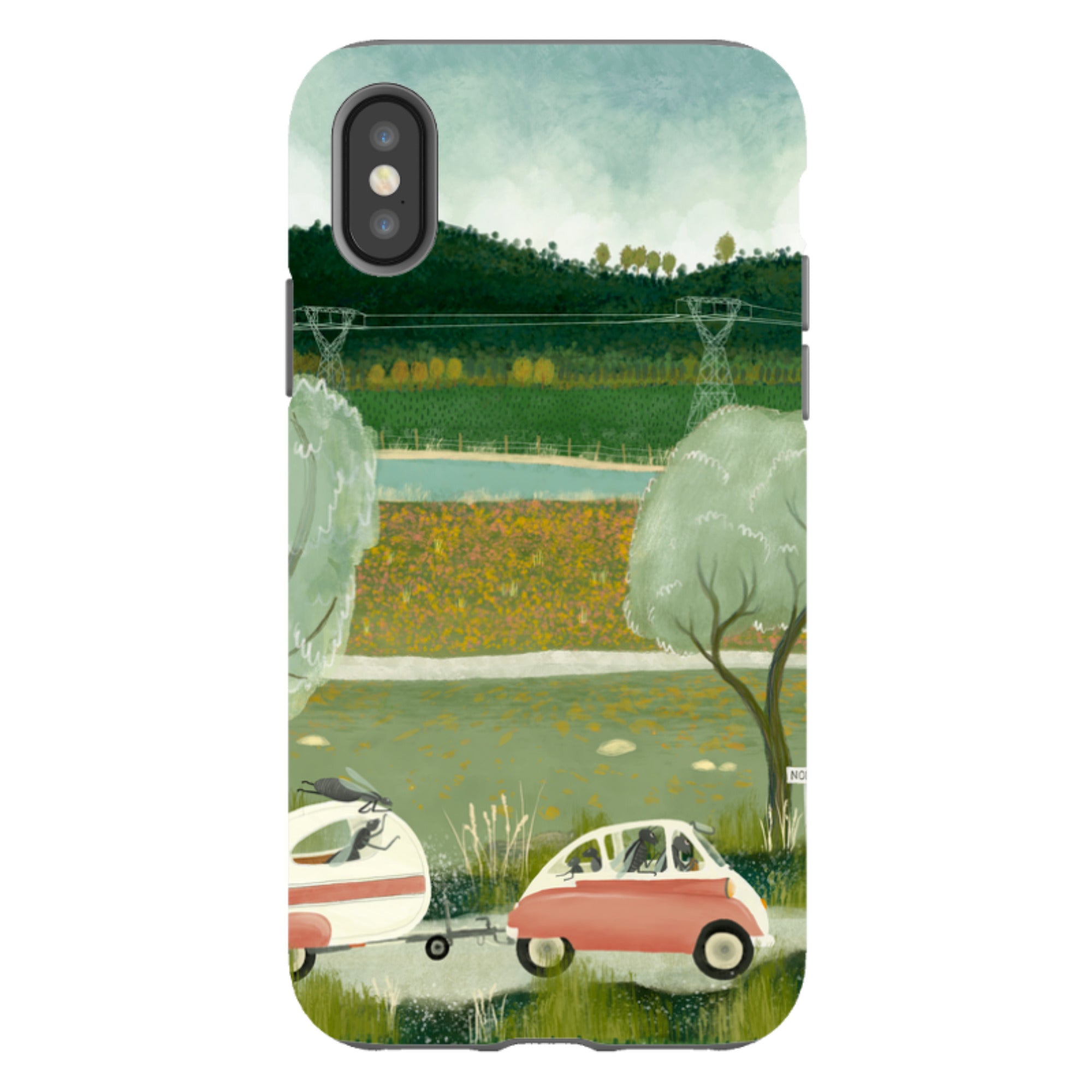 iPhone Tough Case - Happy Holidays-1 By Katherine Quinn