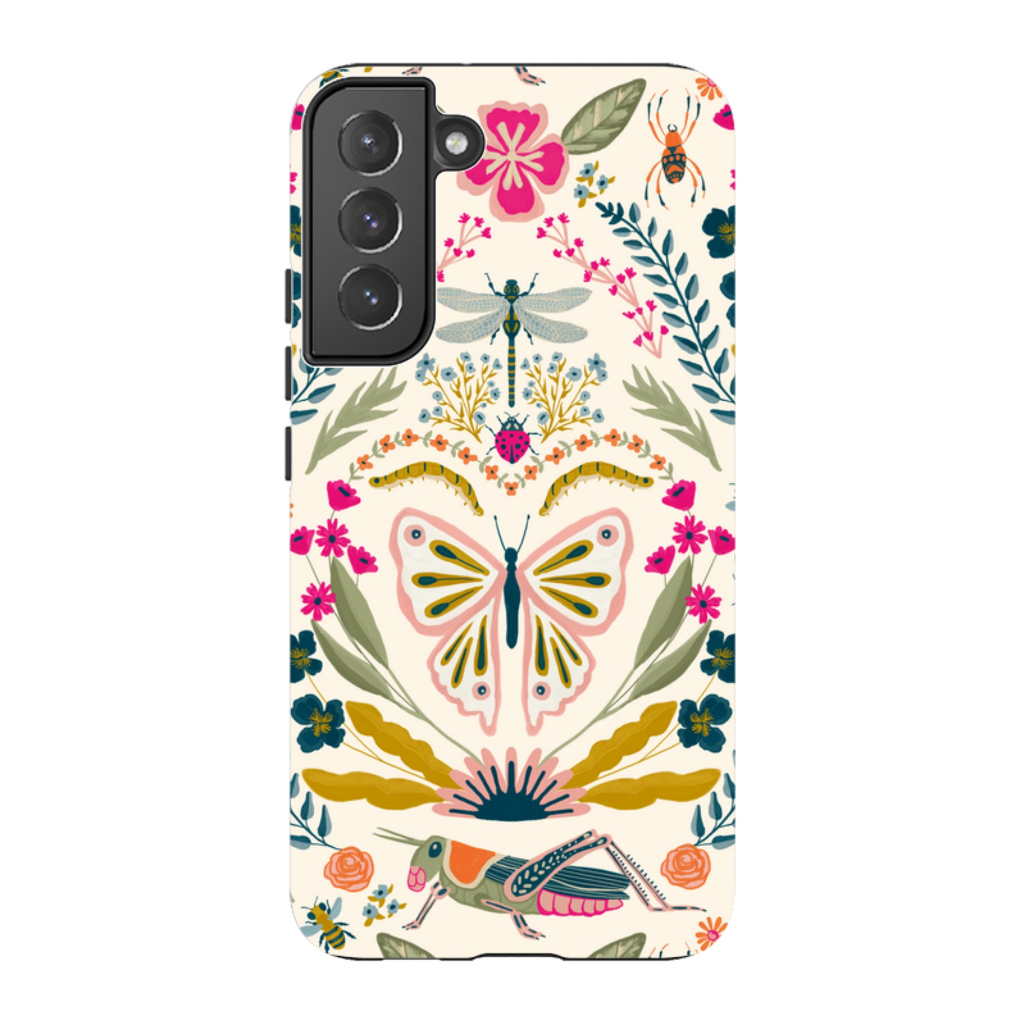 Samsung Tough Case - Butterfly Floral By Abby Jacobs