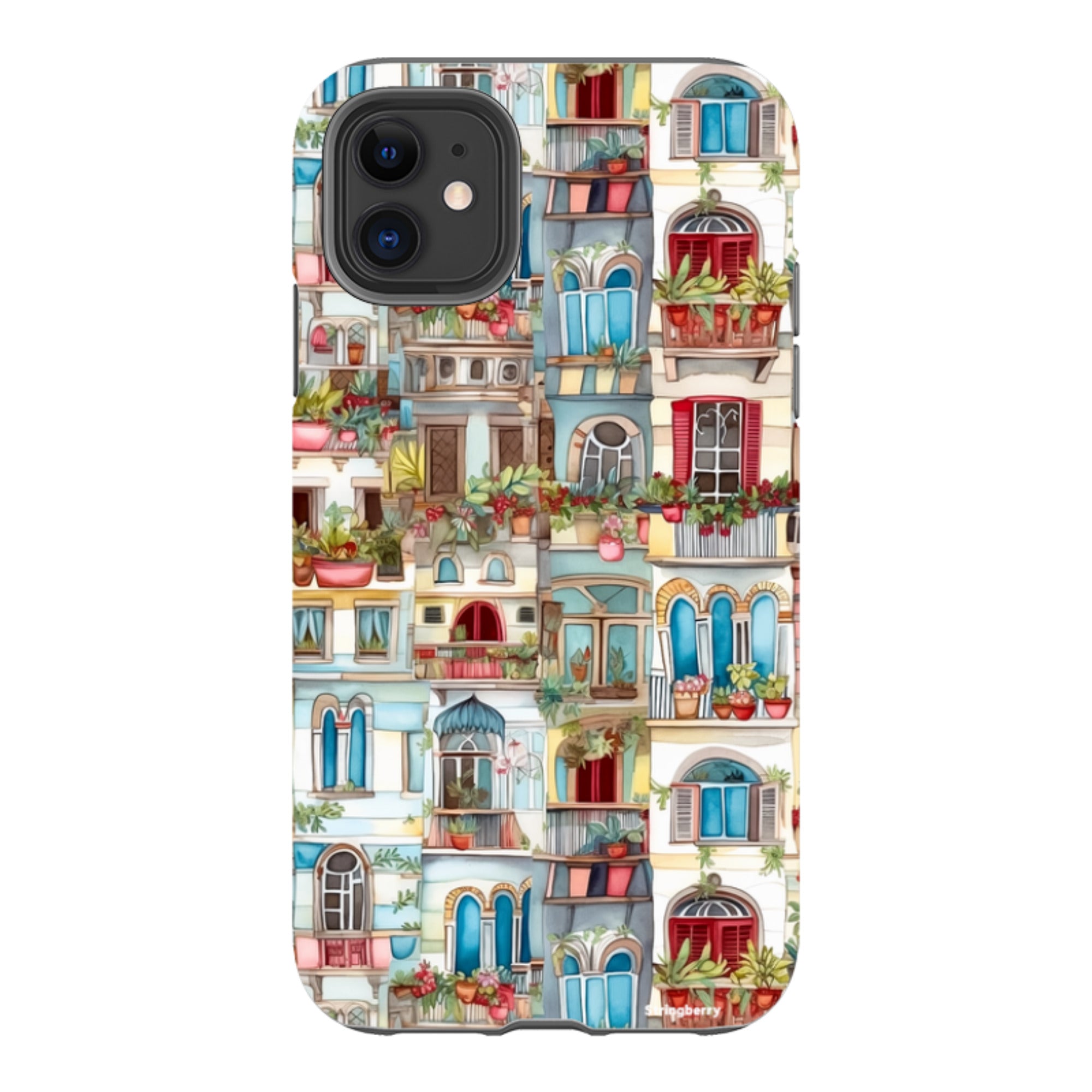 iPhone Tough Case - Floral Balcony II