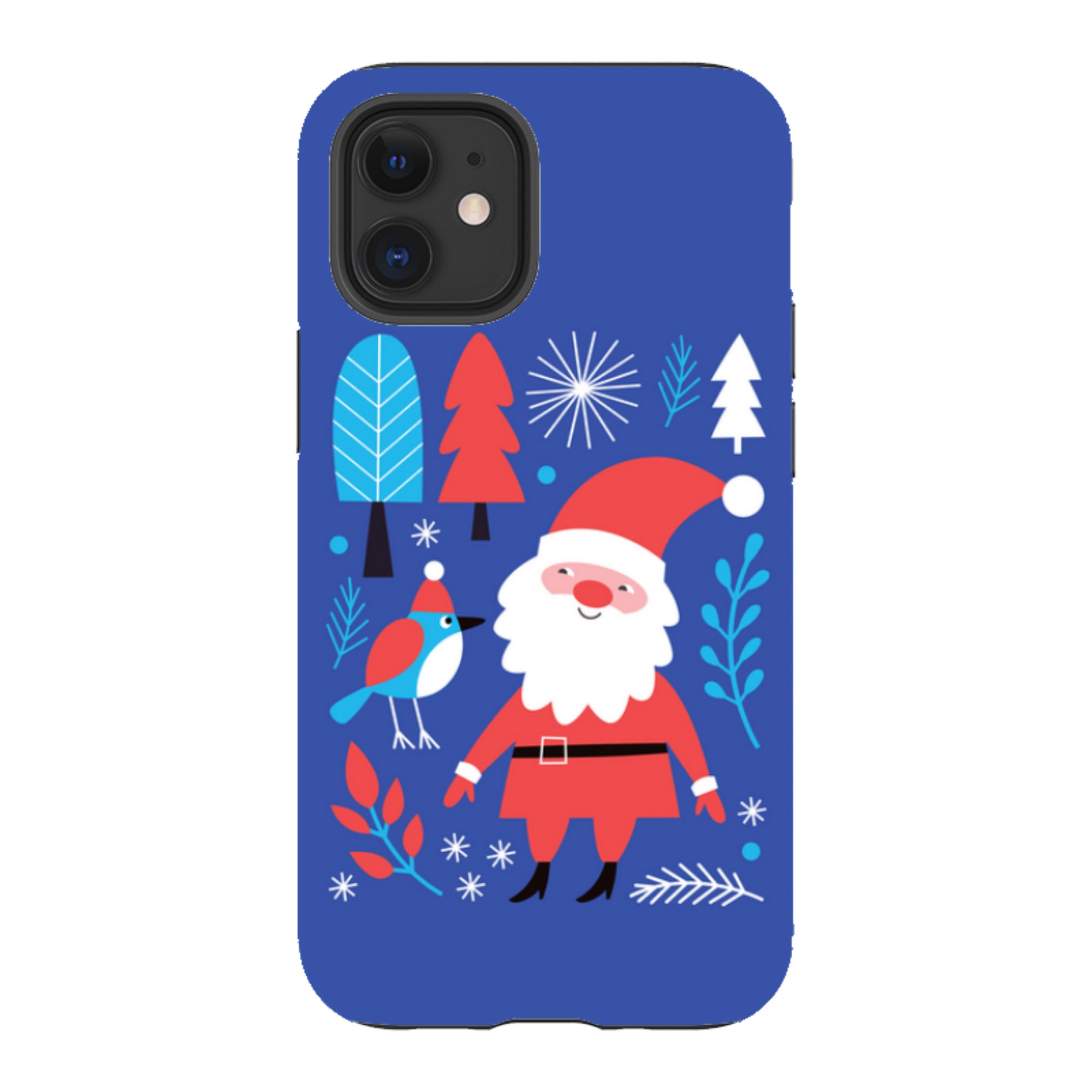 iPhone Tough Case - Santa And Bird