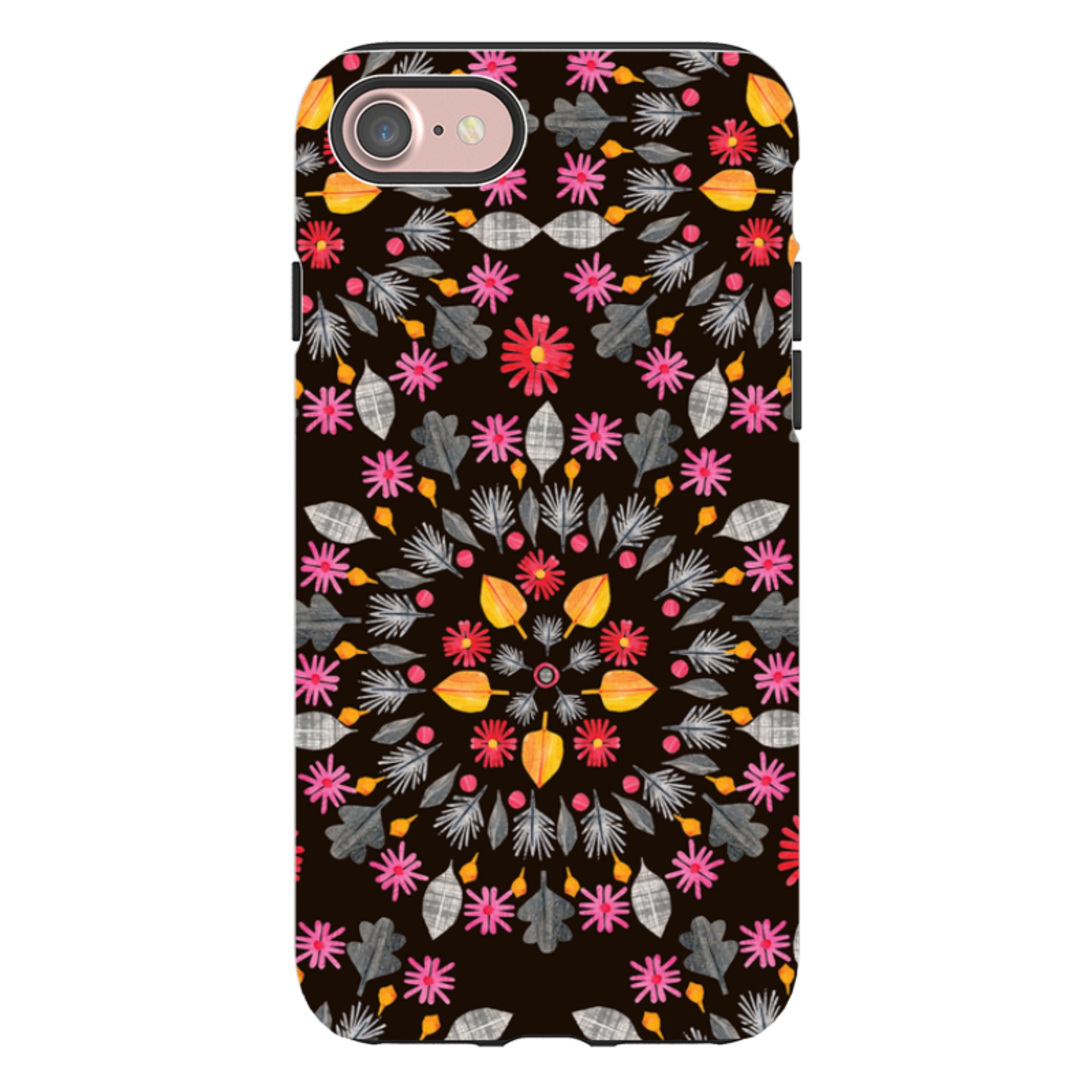 iPhone Tough Case - Autumn Mandala By Tracey English