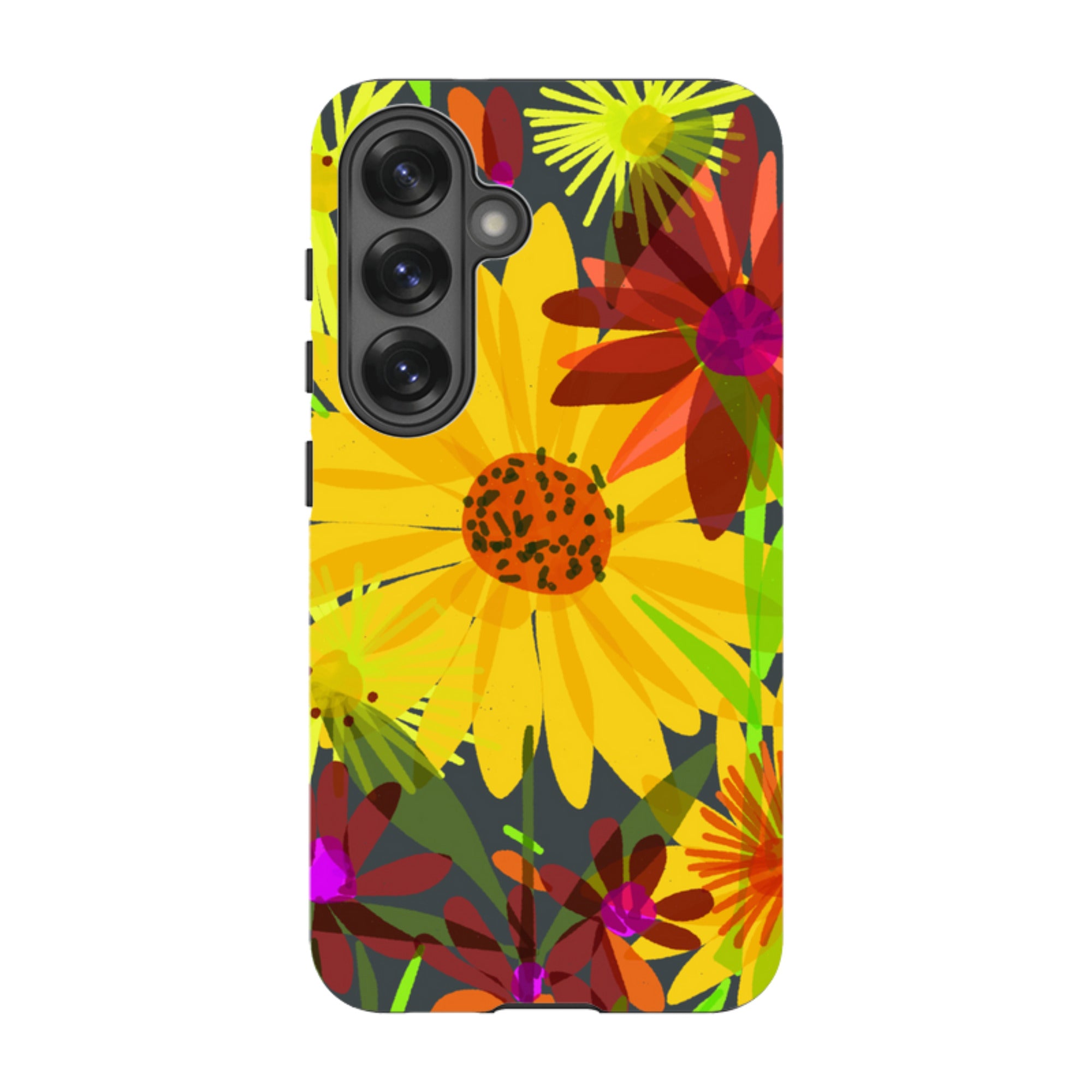 Samsung Tough Case - Sunflowers By Sarah Campbell
