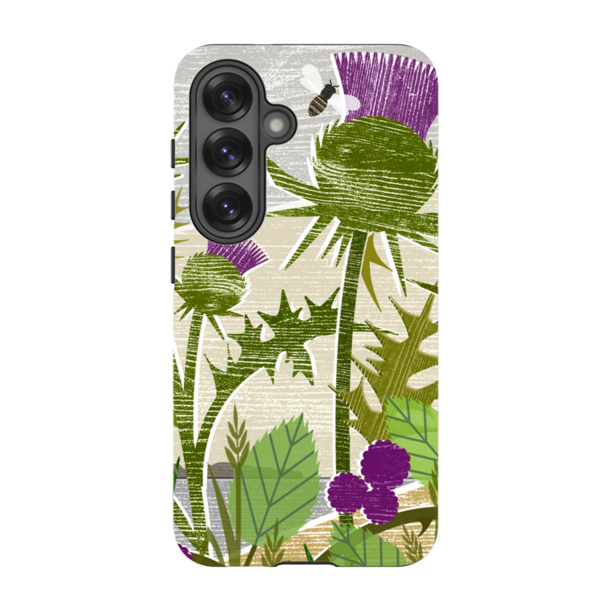 Samsung Tough Case - Purple Thistle By Liane Payne