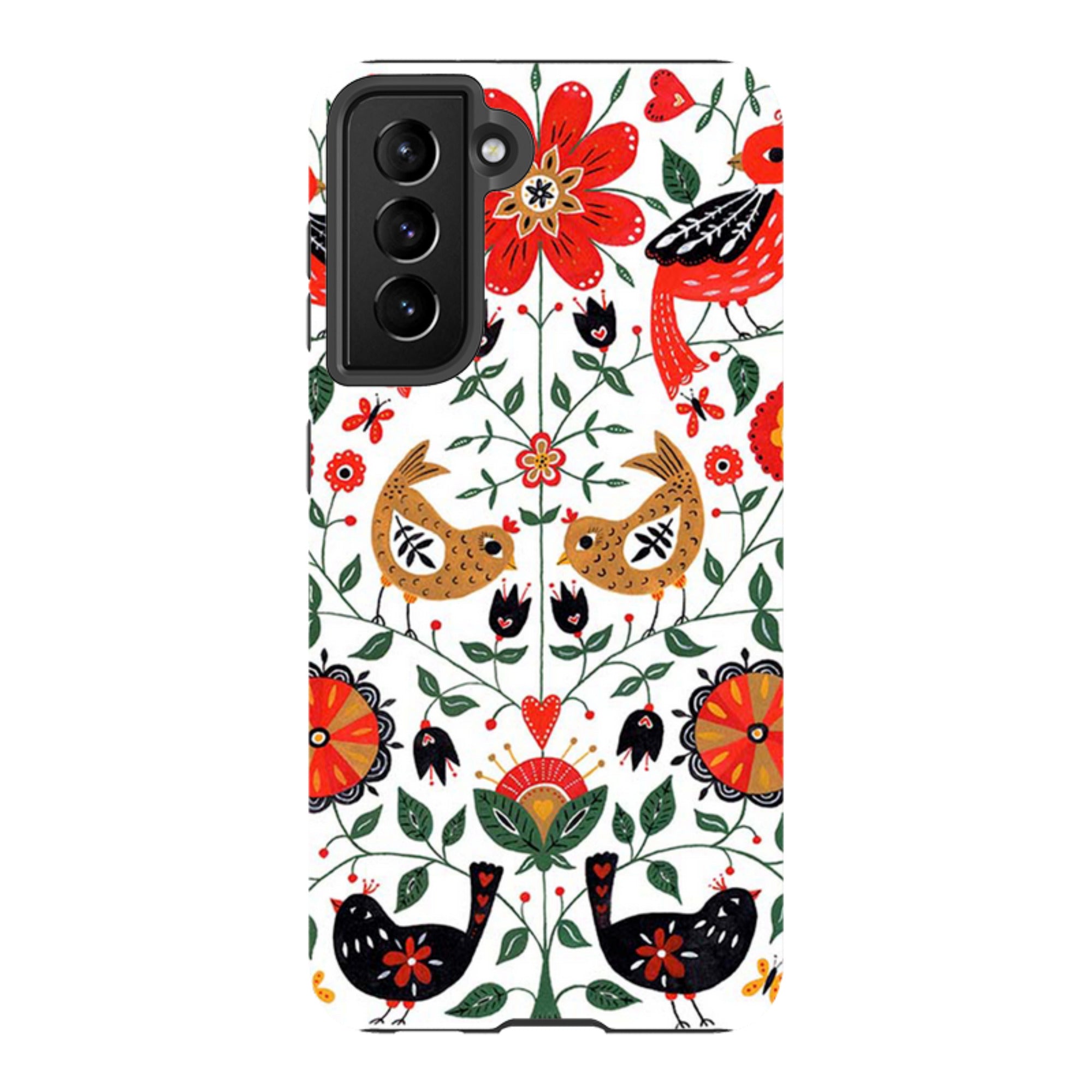 Samsung Tough Case - Birds And Floral By Suzy Taylor