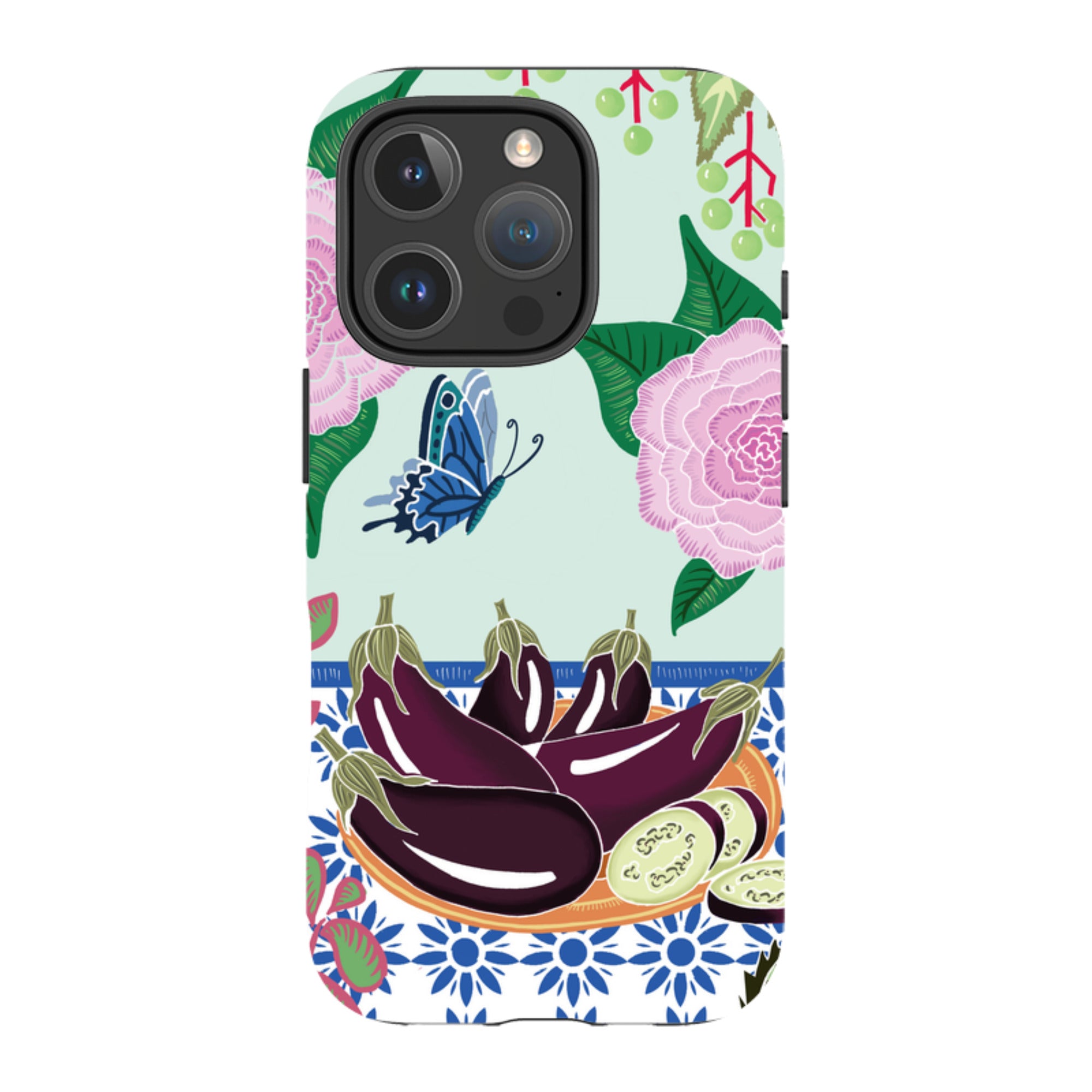 iPhone Tough Case - Aubergines By Kate Heiss
