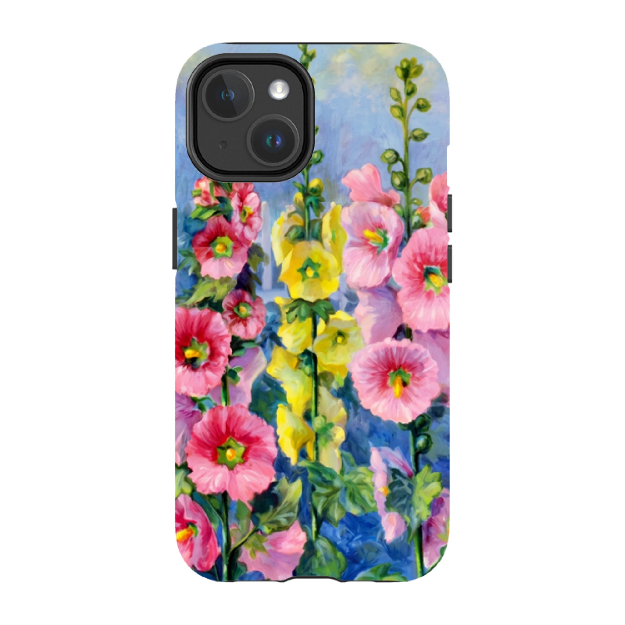 iPhone MagSafe Tough Case - Hollyhock Garden
