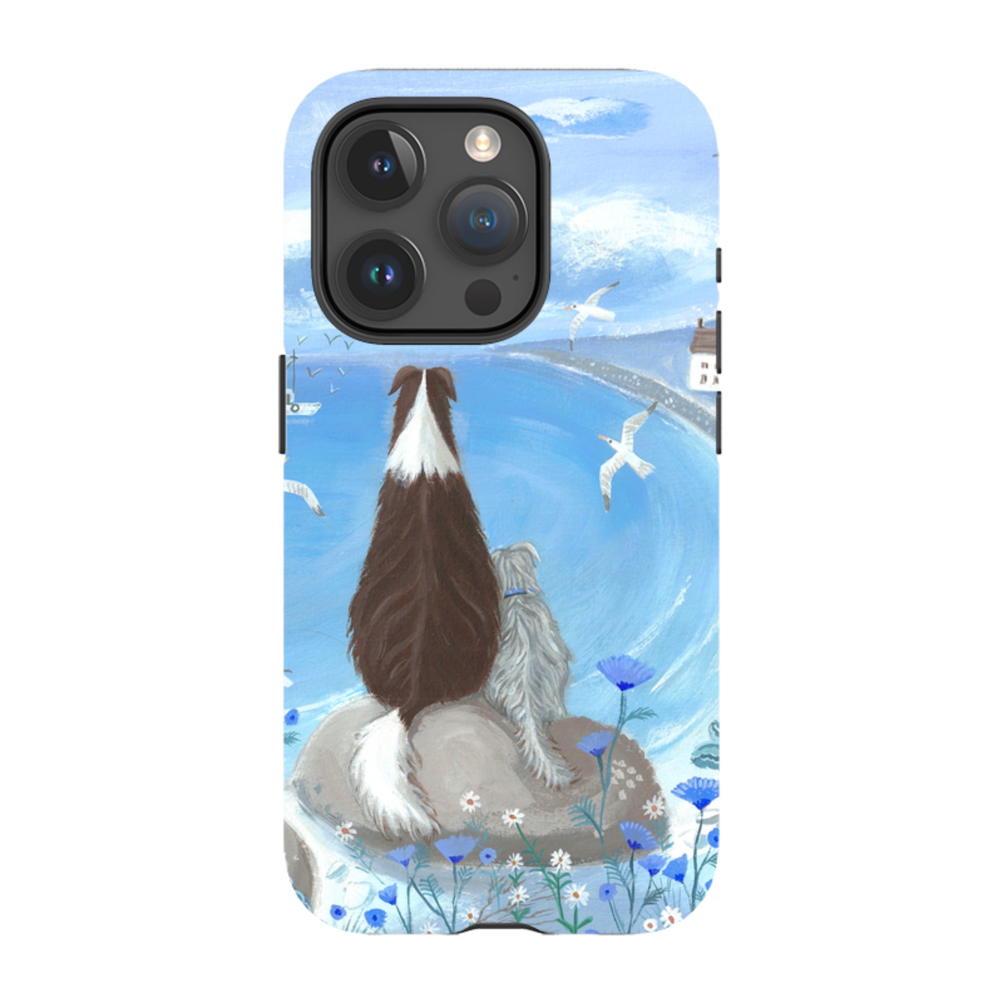 iPhone MagSafe Tough Case - Beach Dog By Mary Stubberfield