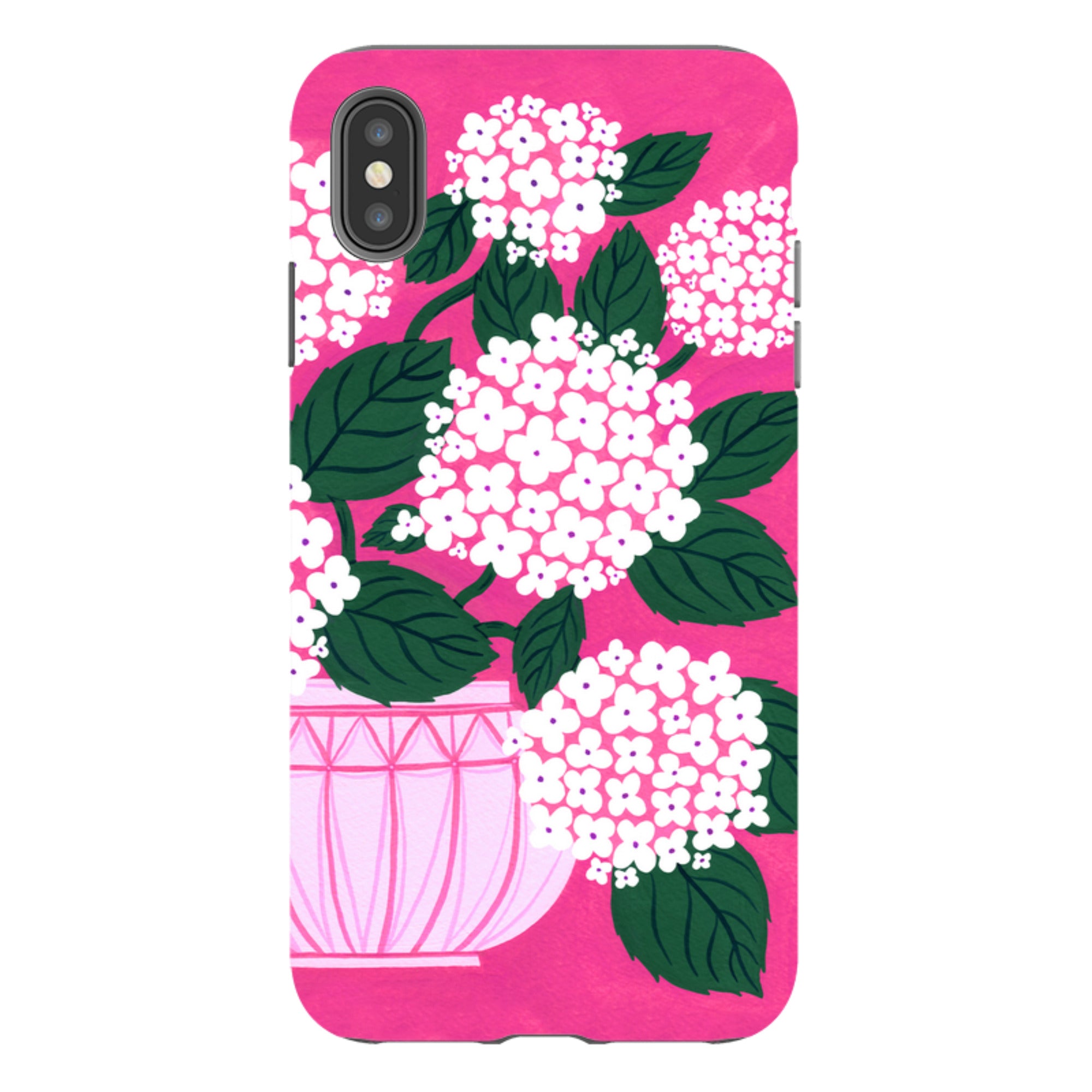 iPhone Tough Case - Hydrangea By Madalina Andronic