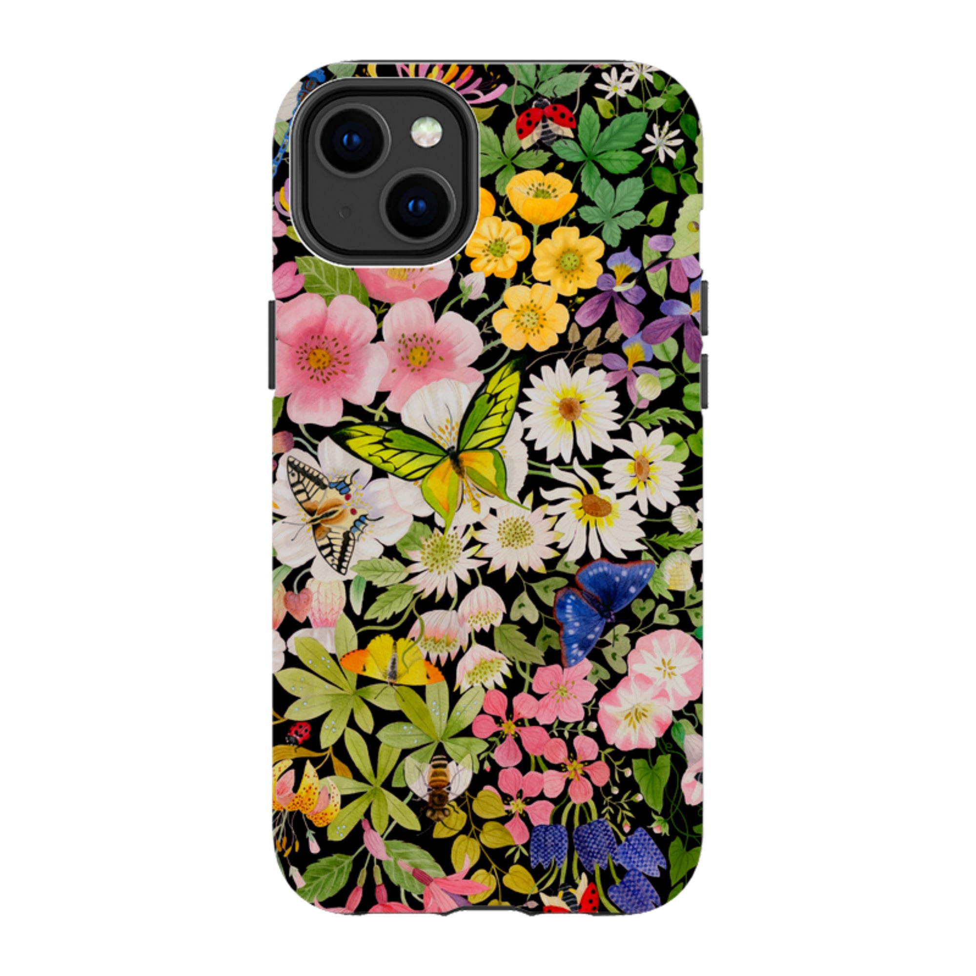 iPhone Tough Case - Wild Flowers By Bex Parkin