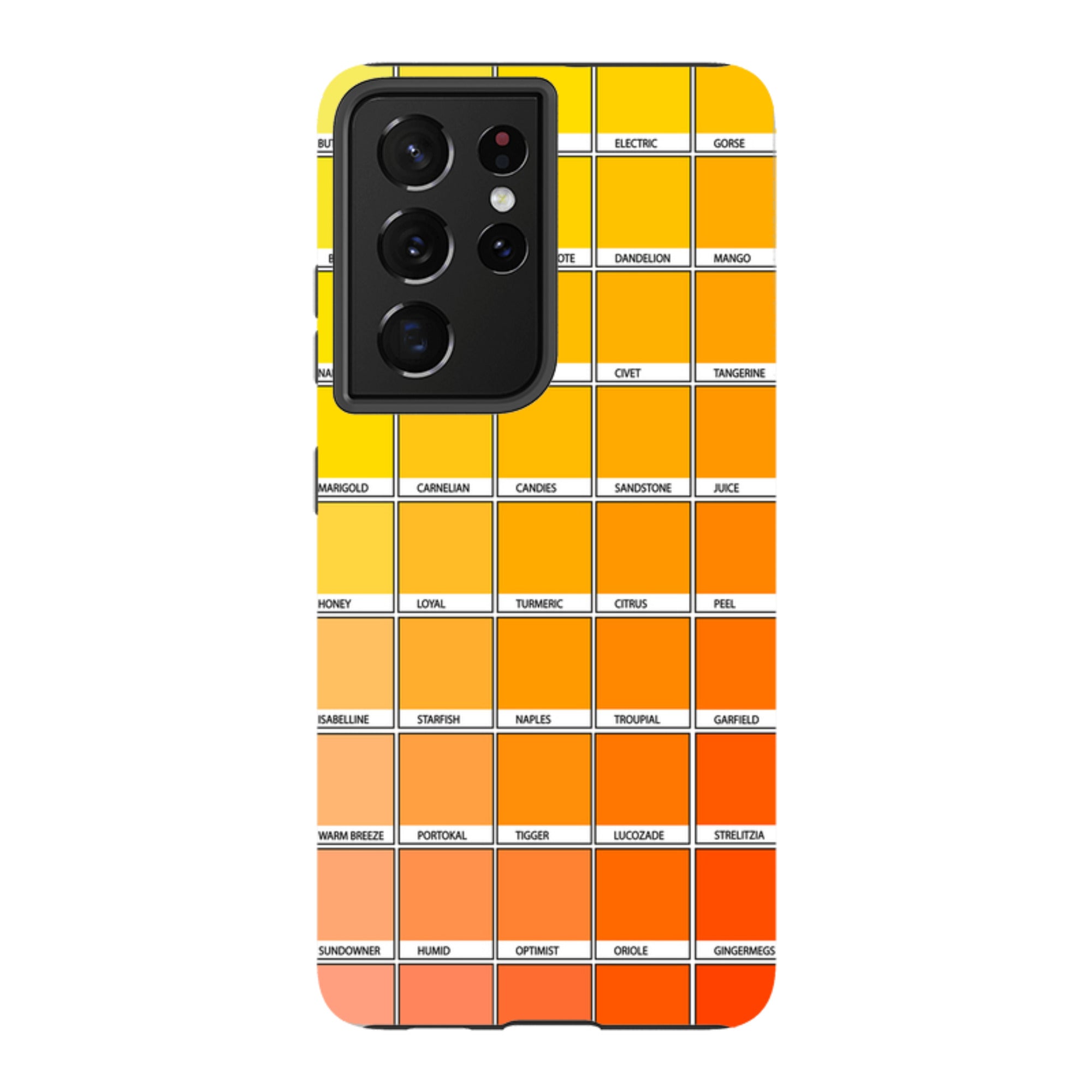 Samsung Tough Case - Yellow Chromology By Kitty Joseph