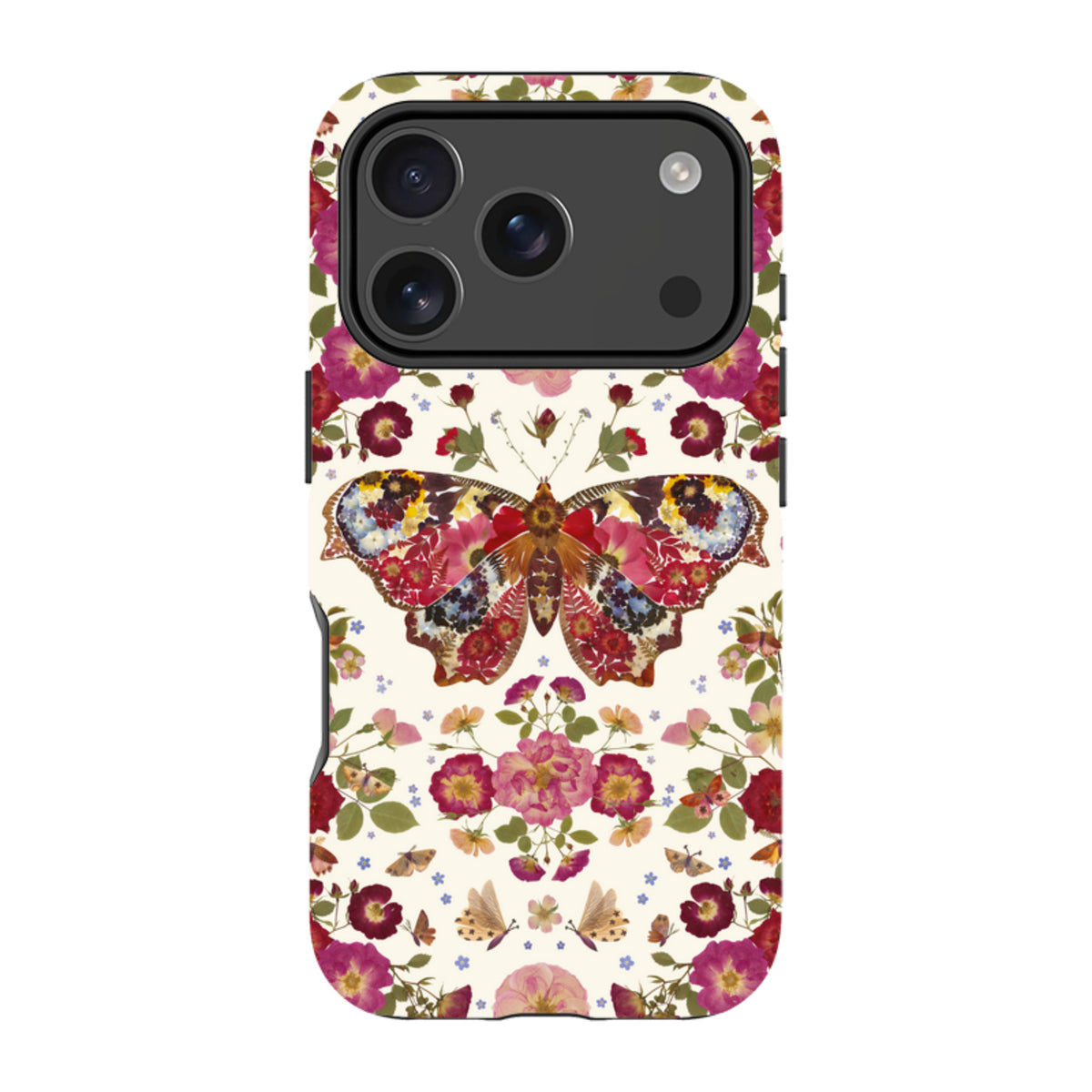 iPhone MagSafe Tough Case - Ivory Butterfly By Helen Ahpornsiri