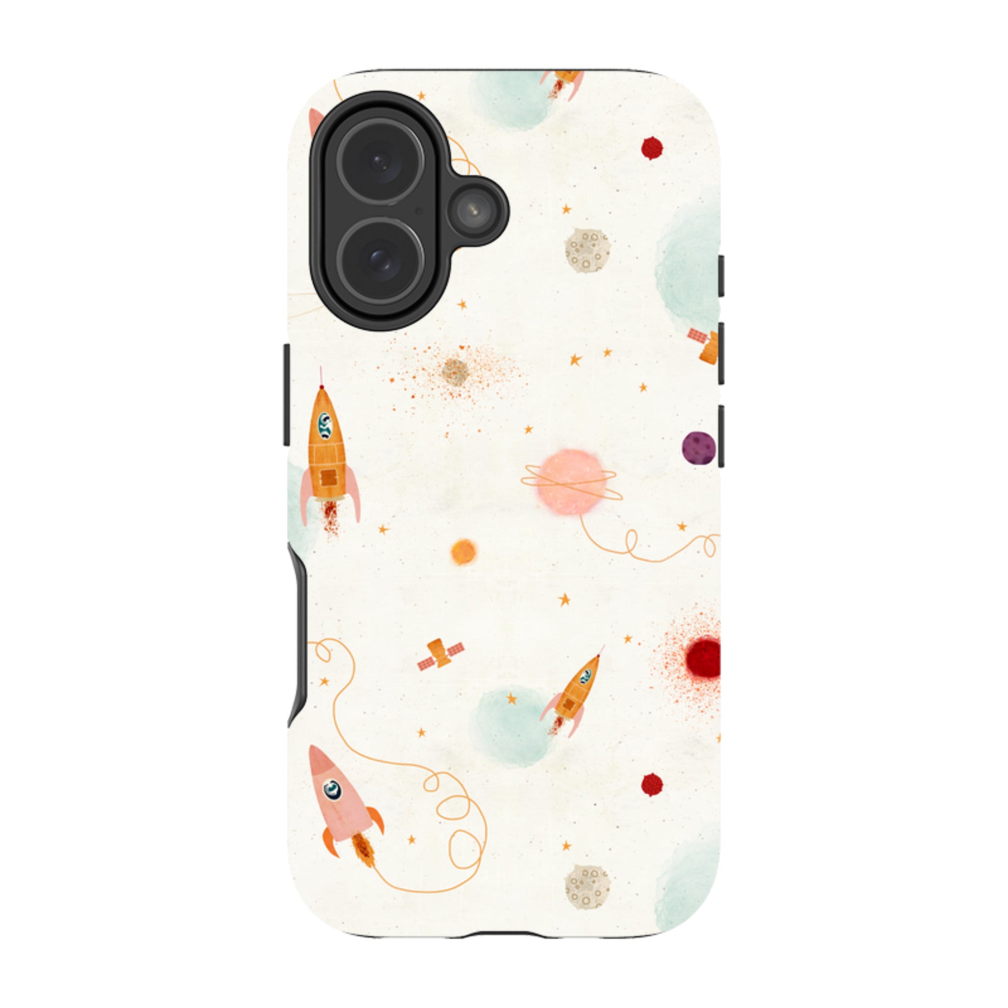 iPhone MagSafe Tough Case - Rockets Cream By Katherine Quinn
