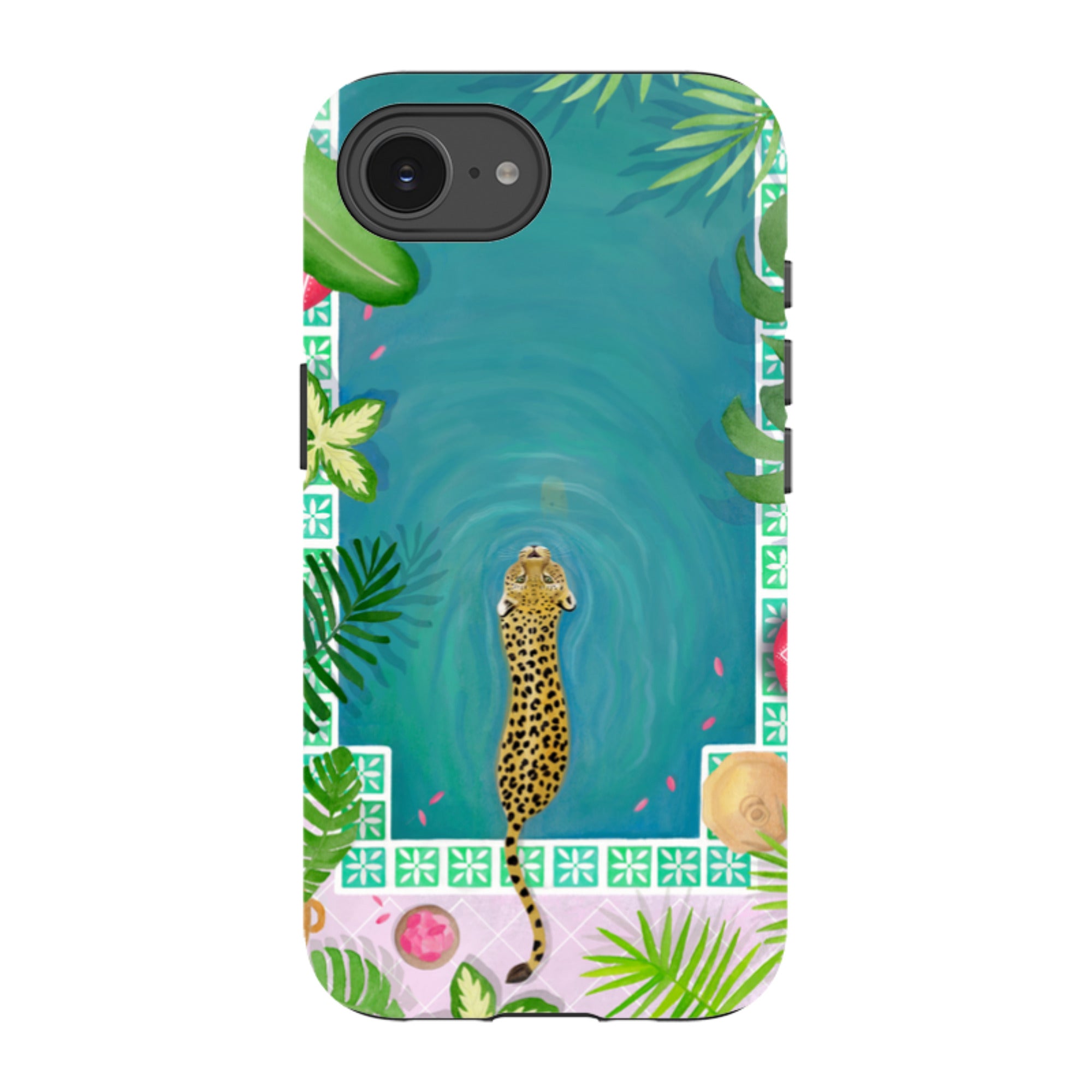 iPhone Case - Morocco Pool Leopard By Bex Parkin
