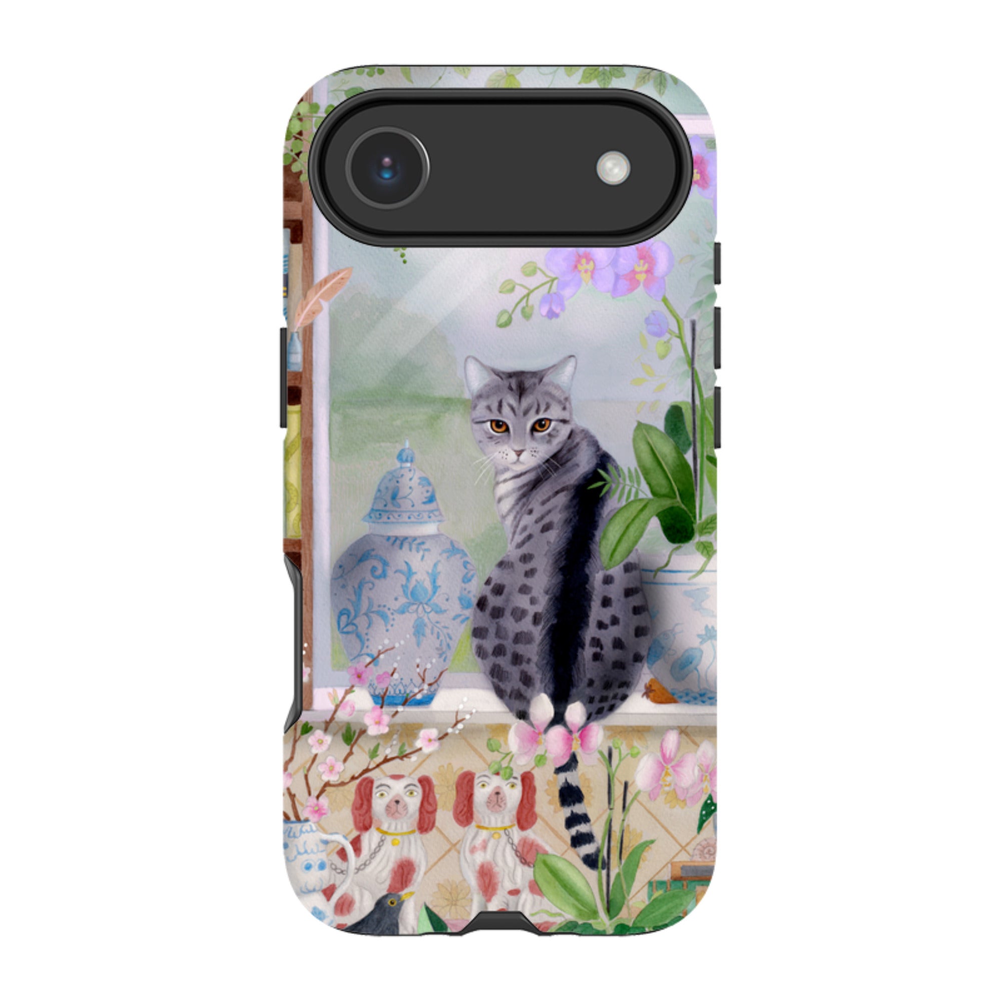 iPhone Tough Case - Cat In Window By Bex Parkin