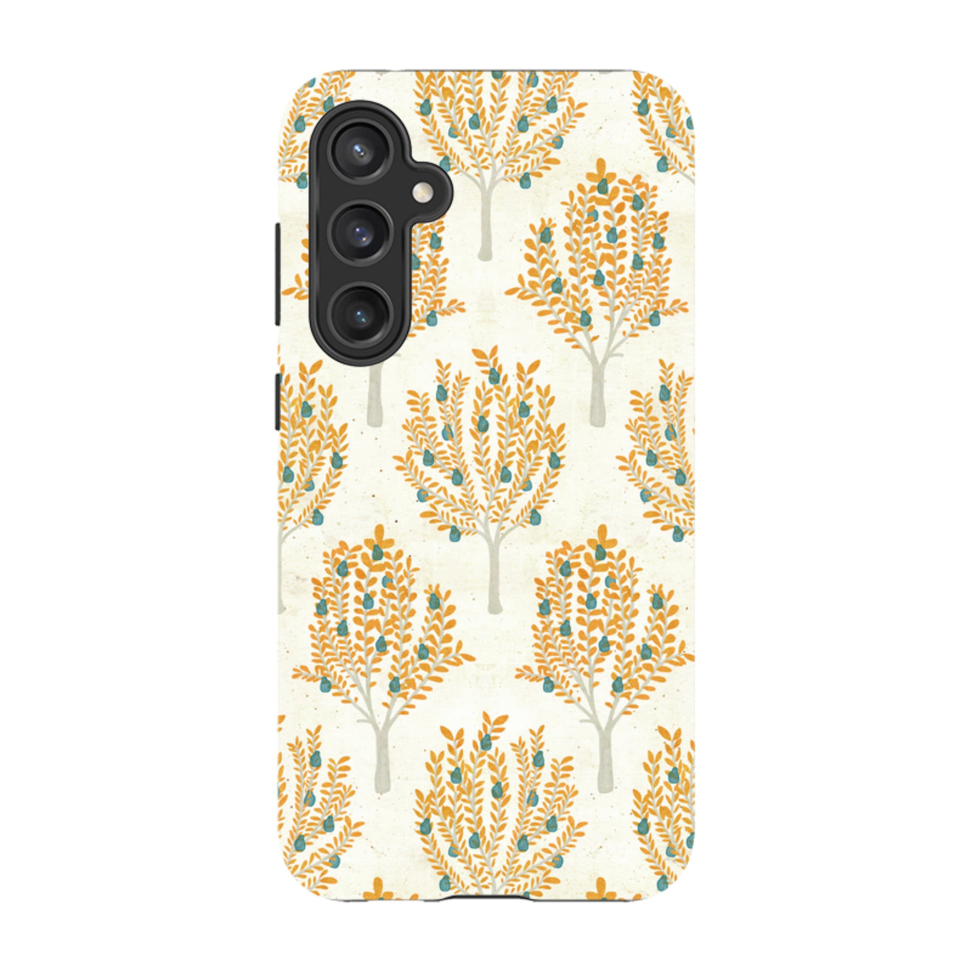 Samsung Tough Case - Pear Trees Cream By Katherine Quinn