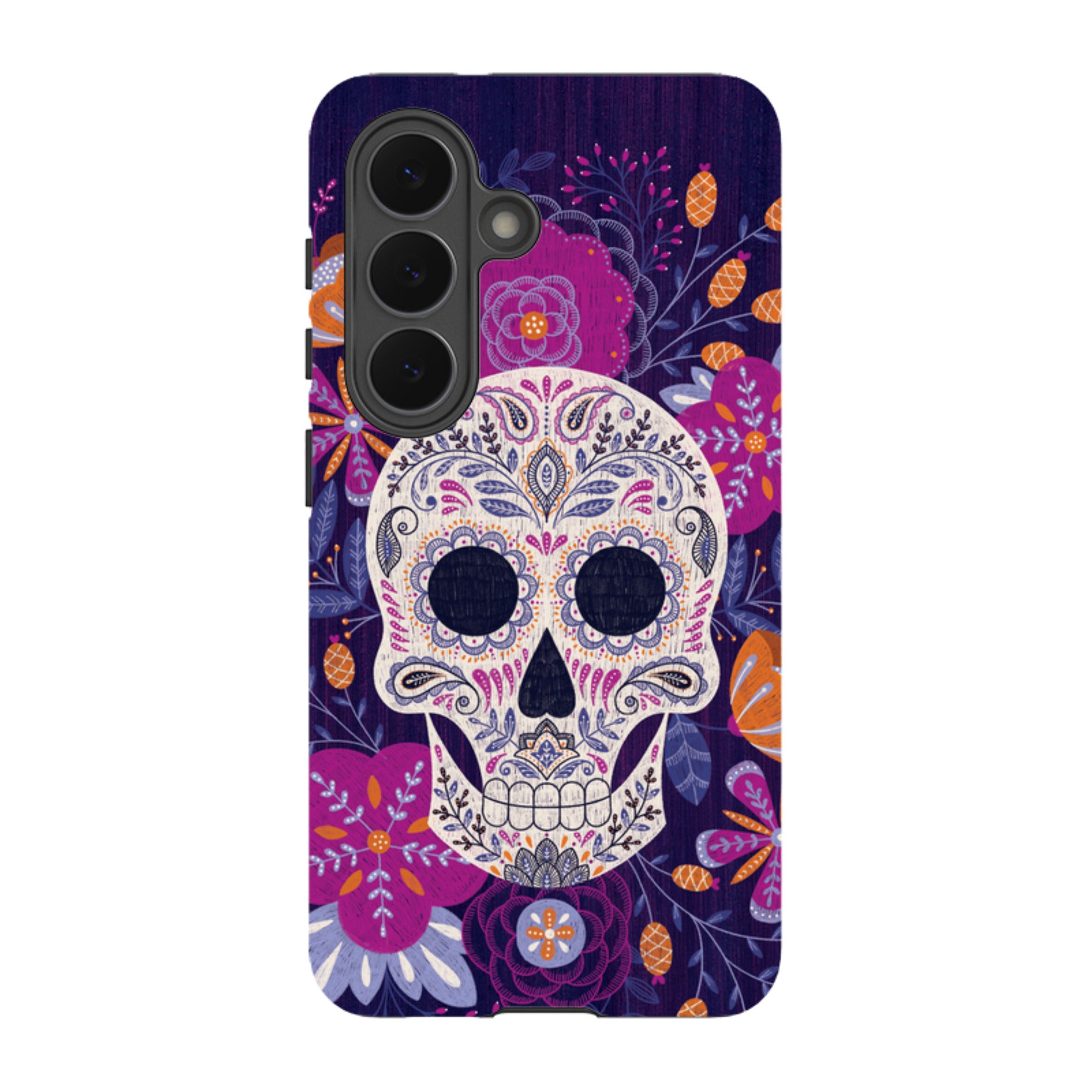 Samsung Tough Case - Sugar Skull By Jenny Zemanek