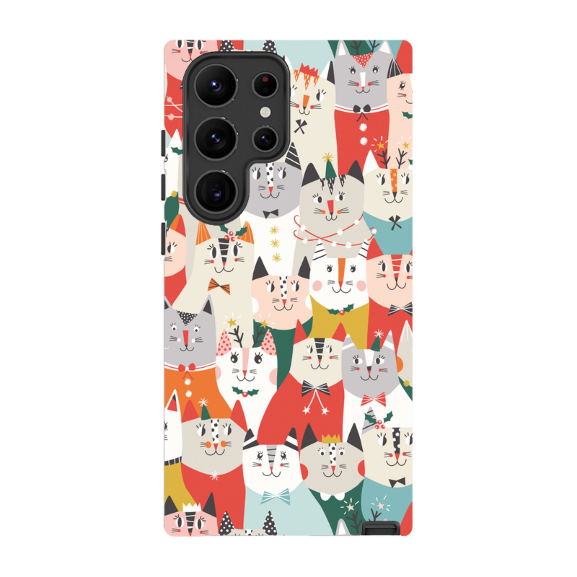 Samsung Tough Case - Christmas cats By Ali Brookes