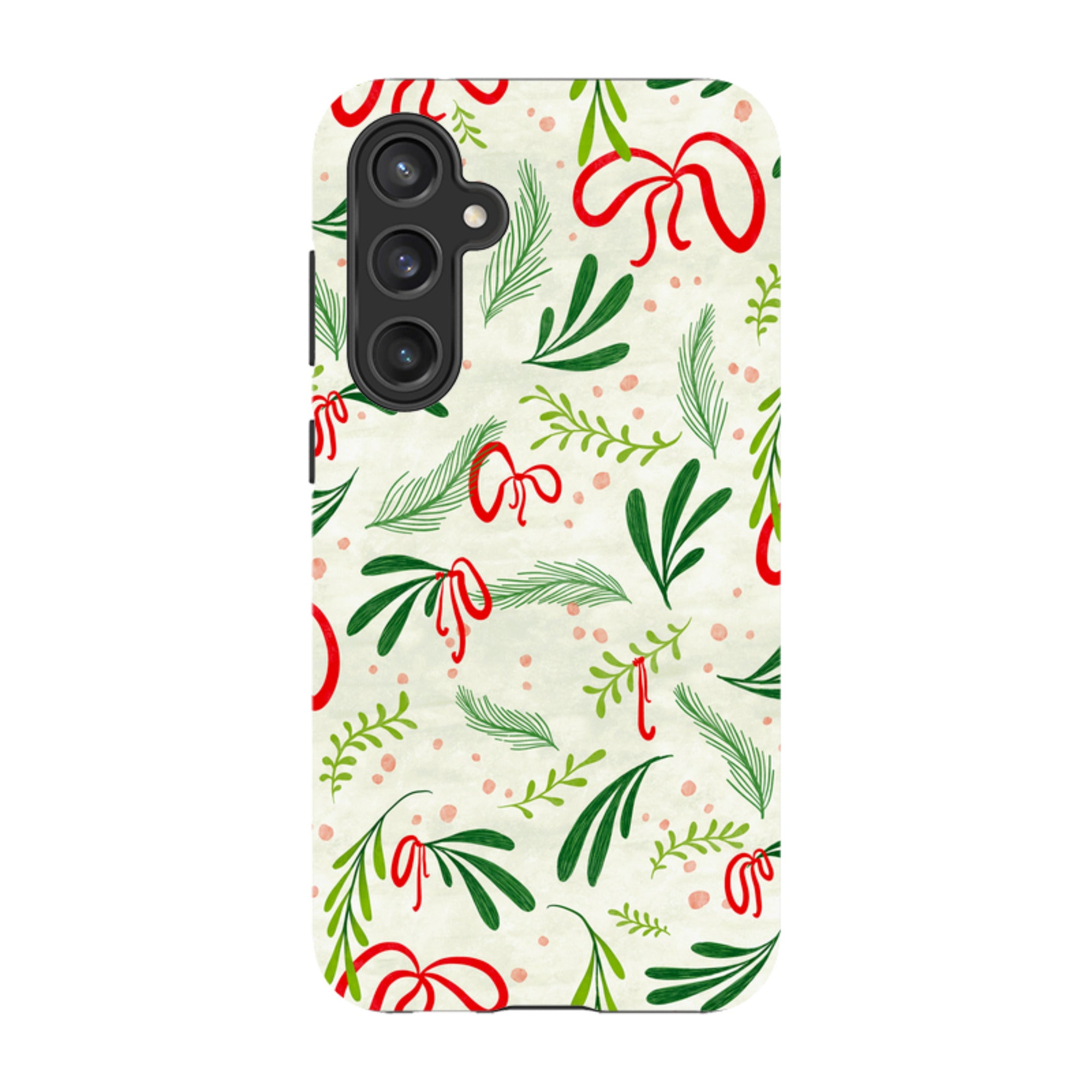 Samsung Tough Case - Christmas Bows By Katherine Quinn