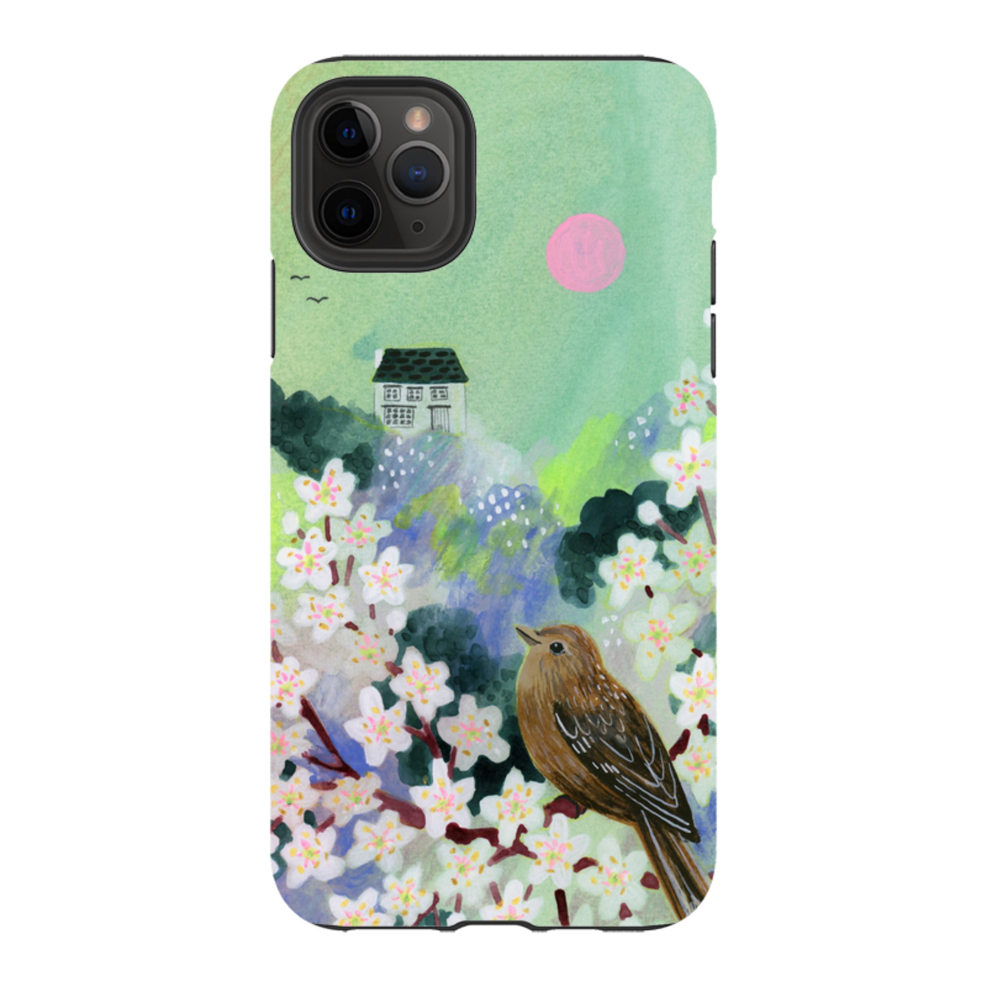 iPhone Tough Case - Blackthorn in the Valley By Lee Foster Wilson