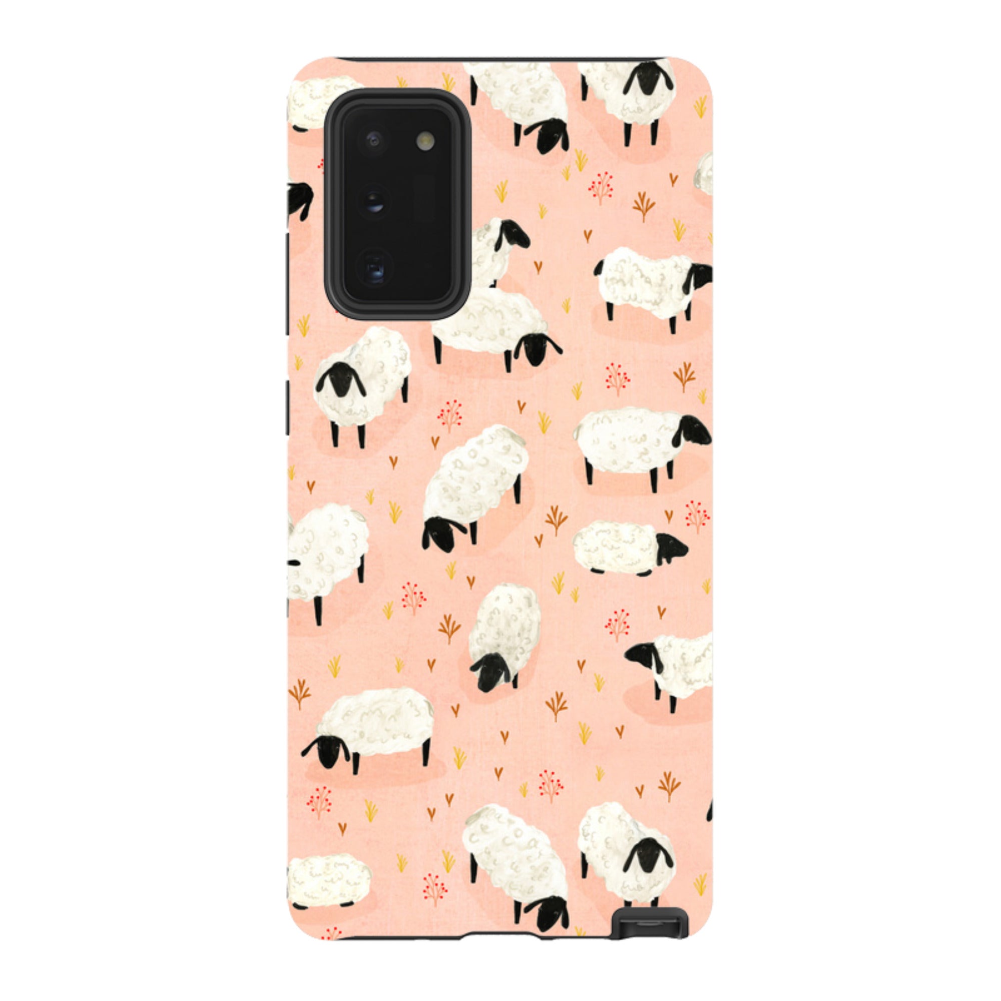 Samsung Tough Case - Sheep Pink By Katherine Quinn