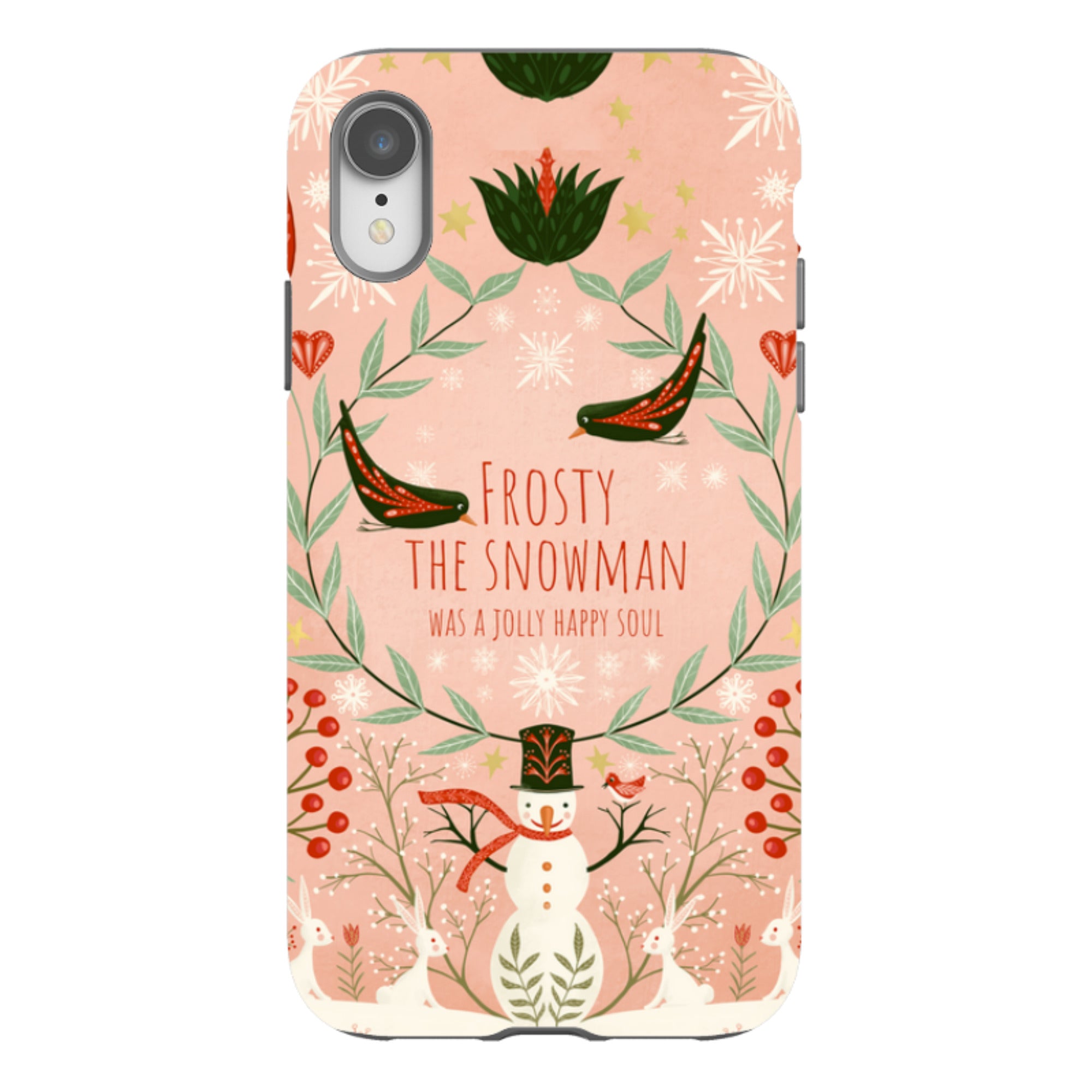 iPhone Tough Case -Frosty The Snow Man By Maja Lindberg