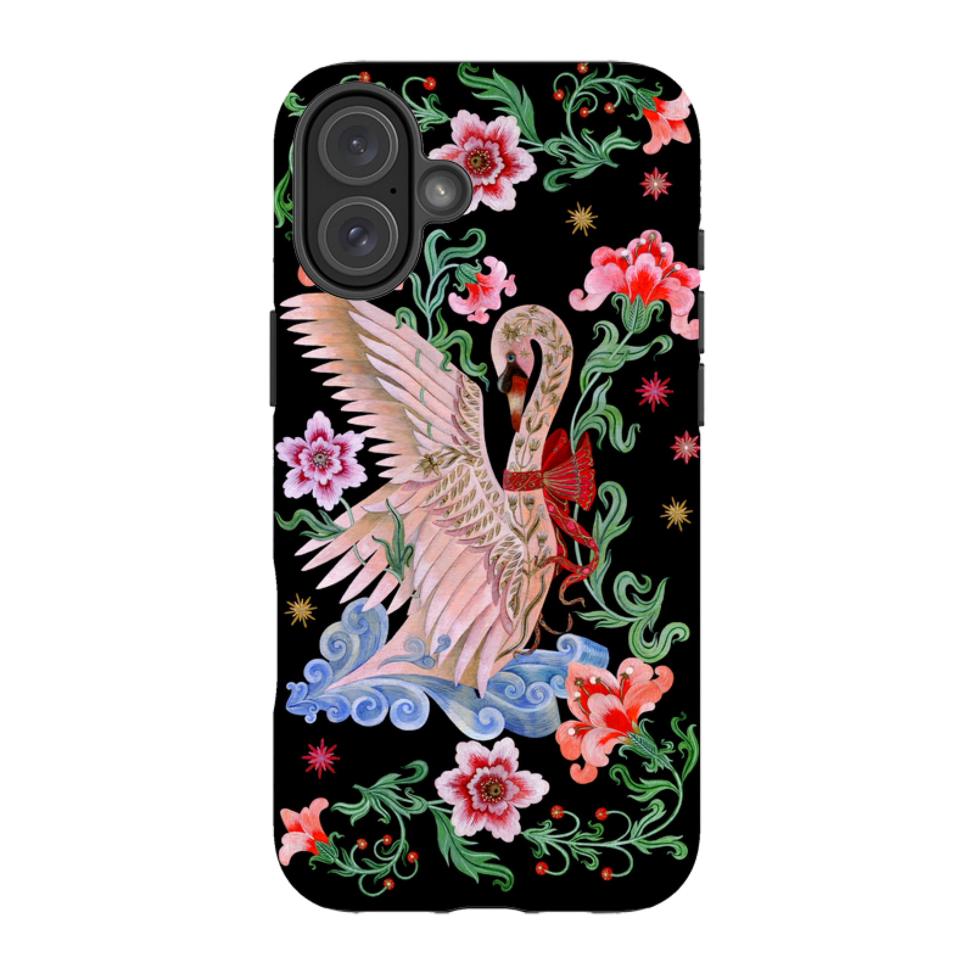 iPhone Tough  Case - Seven Swans A Swimming By Maria Matos