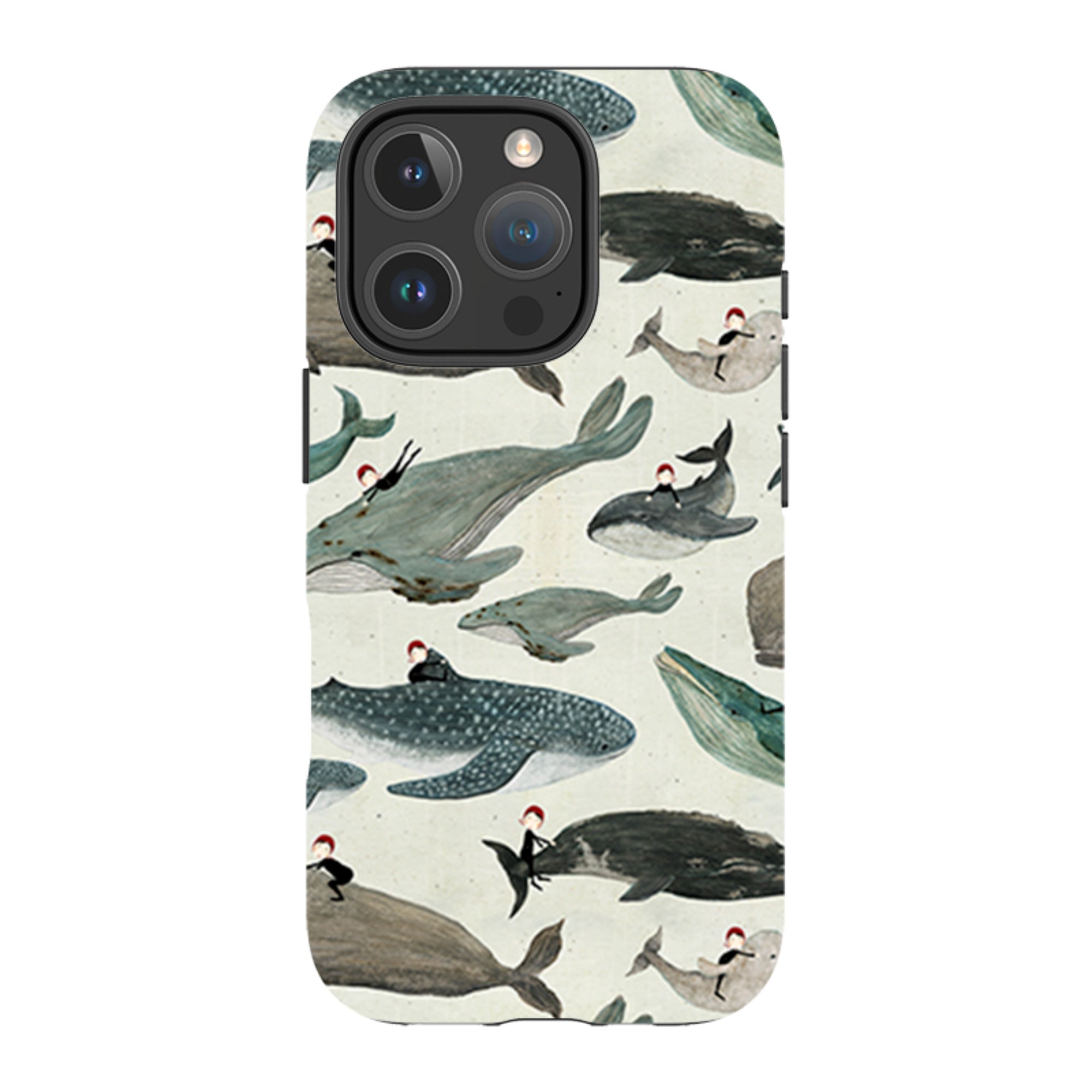 iPhone Tough Case - Whale Rider By Katherine Quinn