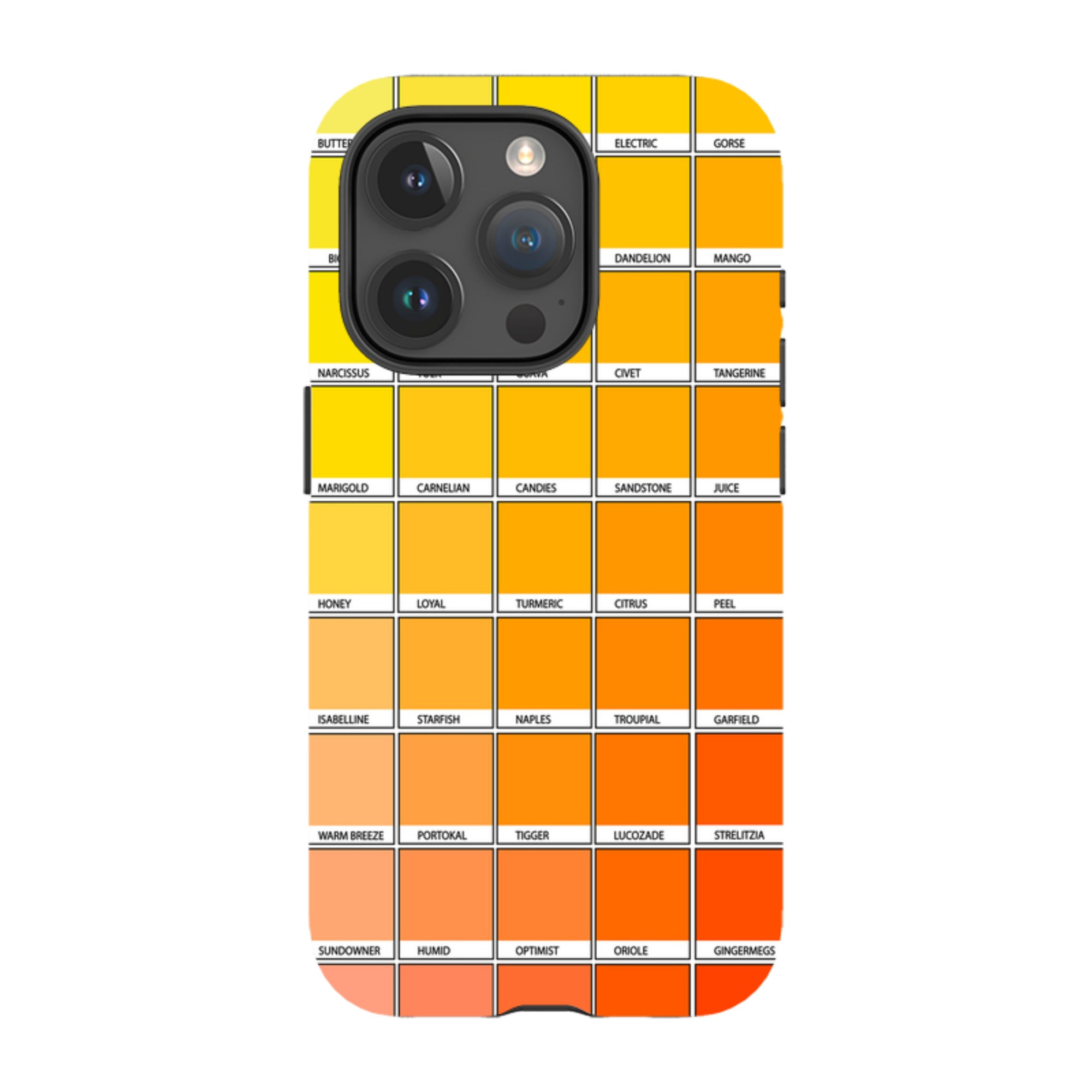 iPhone Tough Case - Yellow Chromology By Kitty Joseph