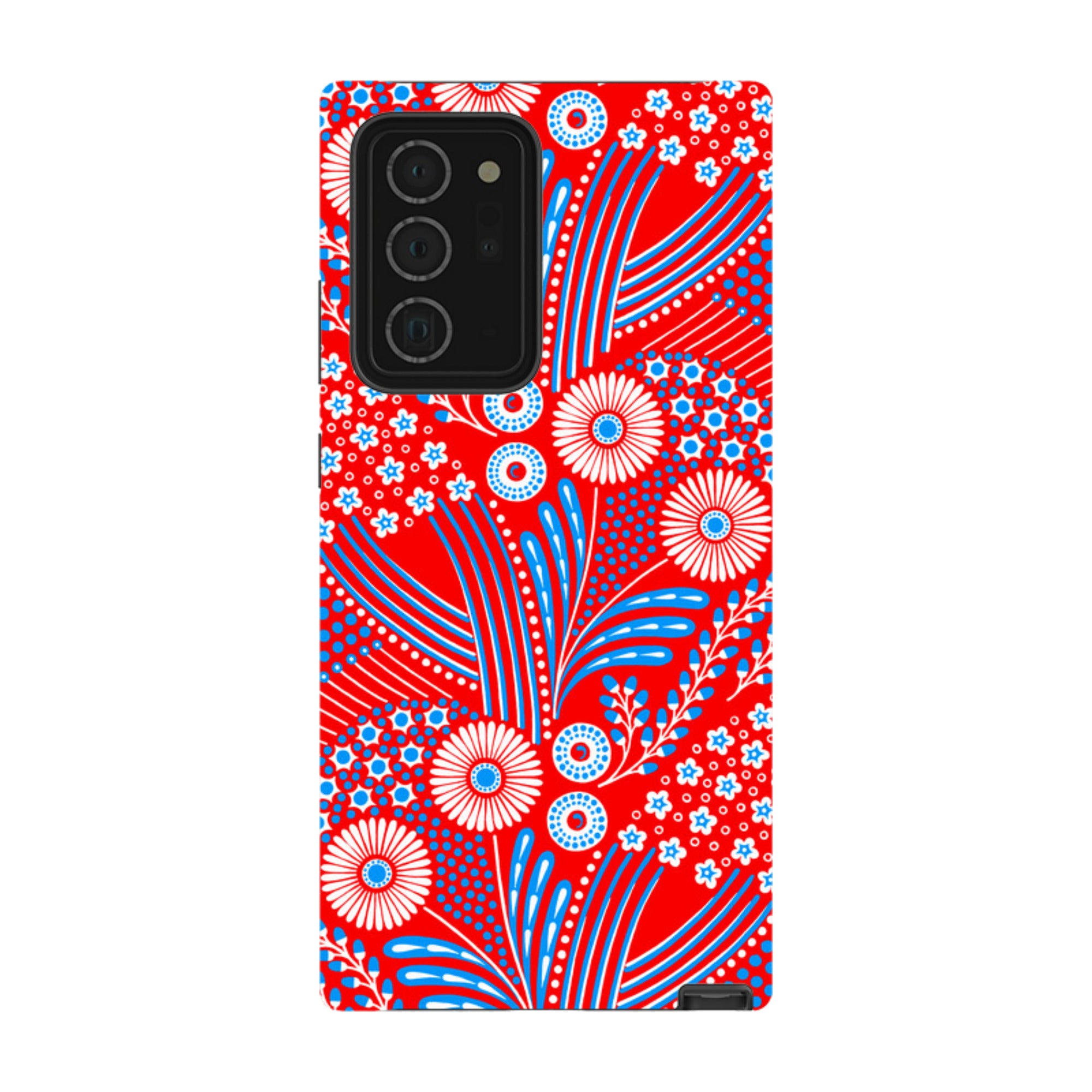 Samsung Tough Case - Red Bouquet By Cressida Bell